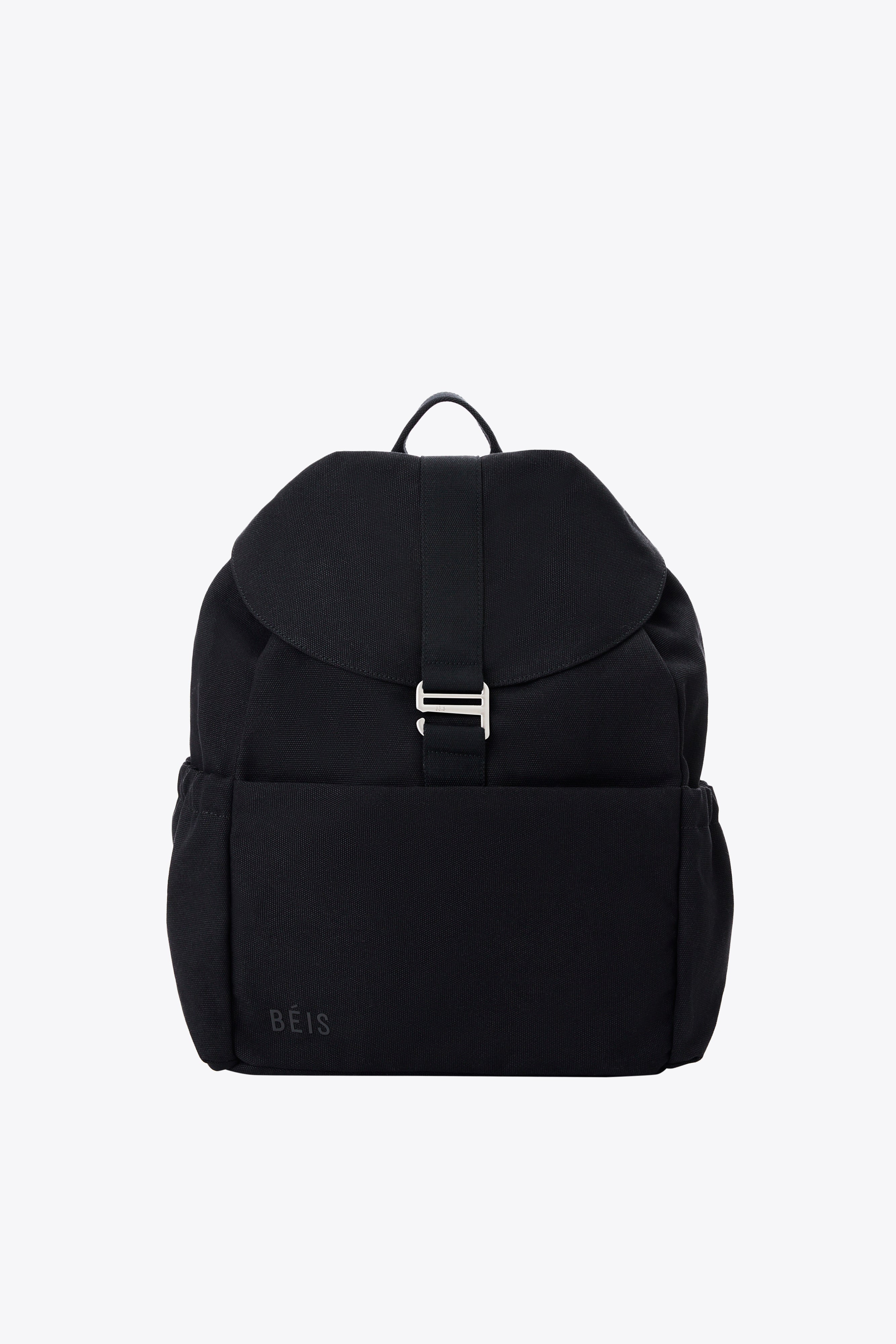 BEIS The Rucksack in Black Travel Backpack Rucksack in Black