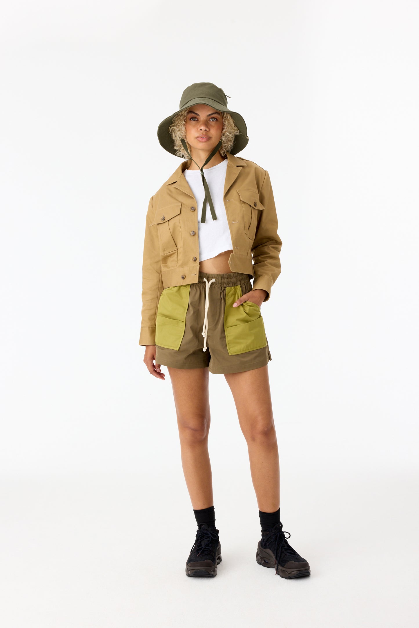 The Wide Brim Sun-Hat in Olive