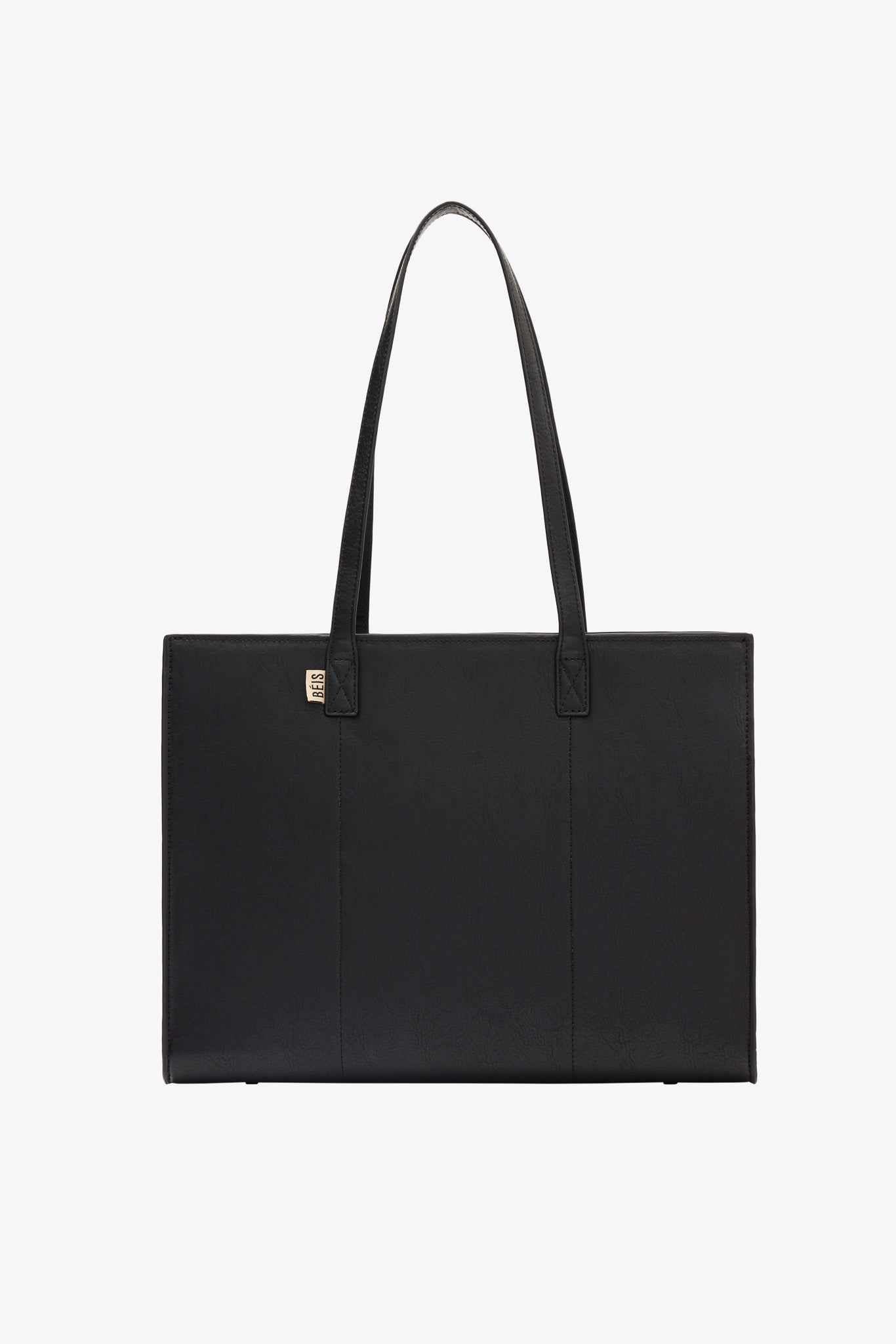 black tote travel bag zippers The Work Tote in Black