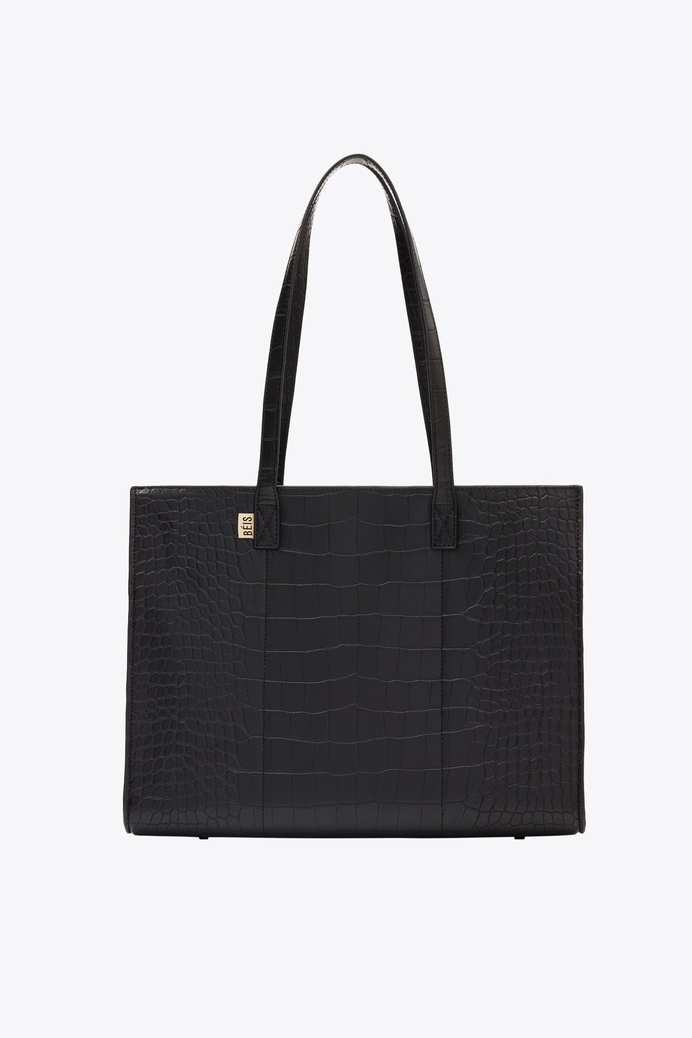 Resale The Work Tote in Black Croc