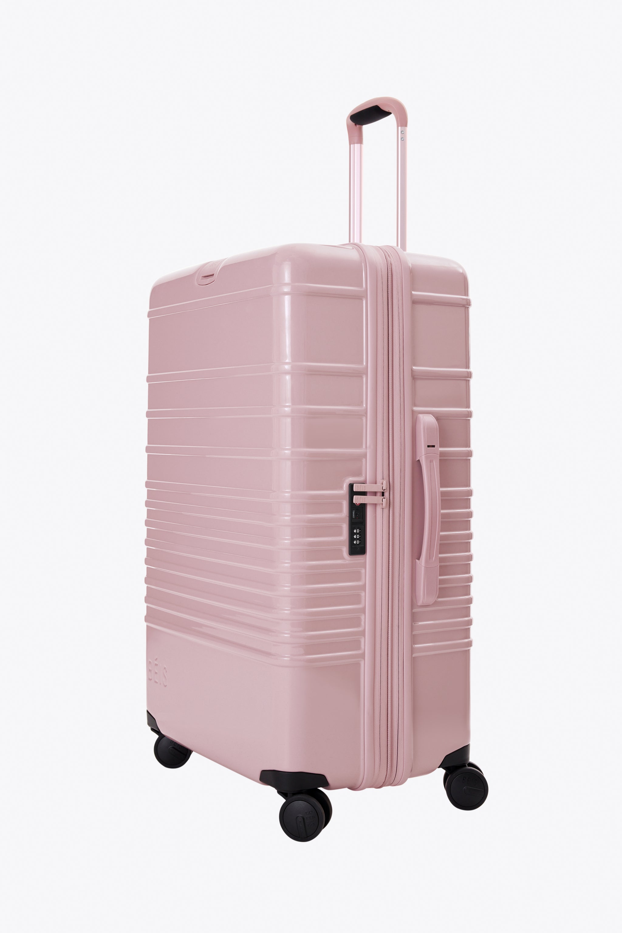 BÉIS 'The Large Check-in Roller' in Glossy Atlas Pink - 29" Large Check ...