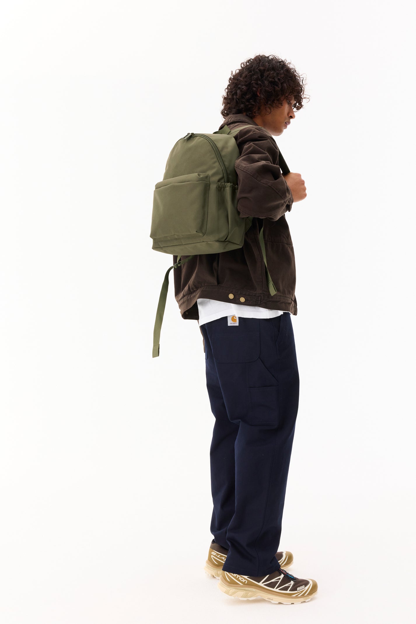 BÉIS 'The BÉISics Backpack' in Olive - Olive Green Laptop Backpack For ...