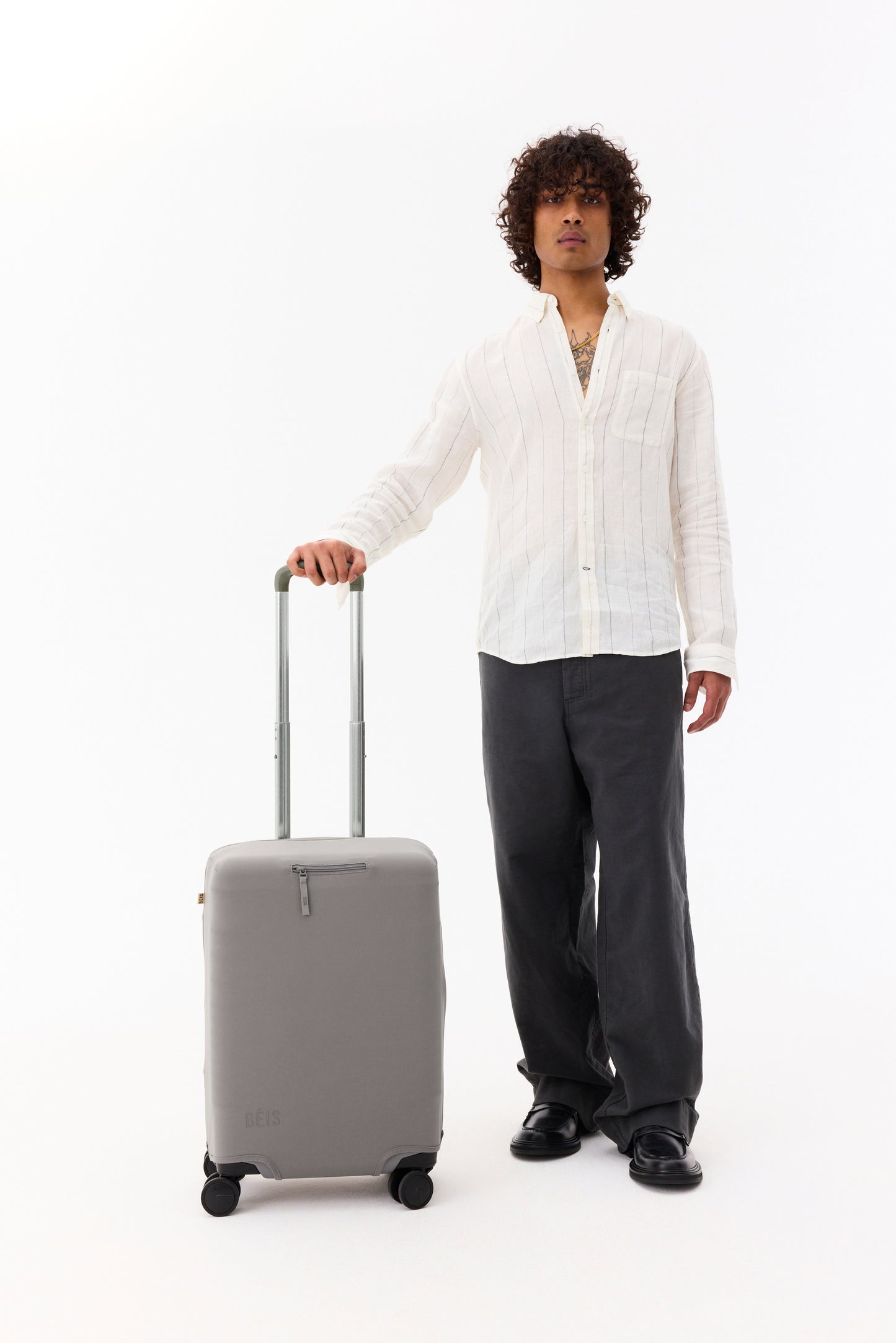 The Carry-On Luggage Cover in Grey