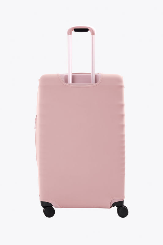 The Large Check-In Luggage Cover in Atlas Pink