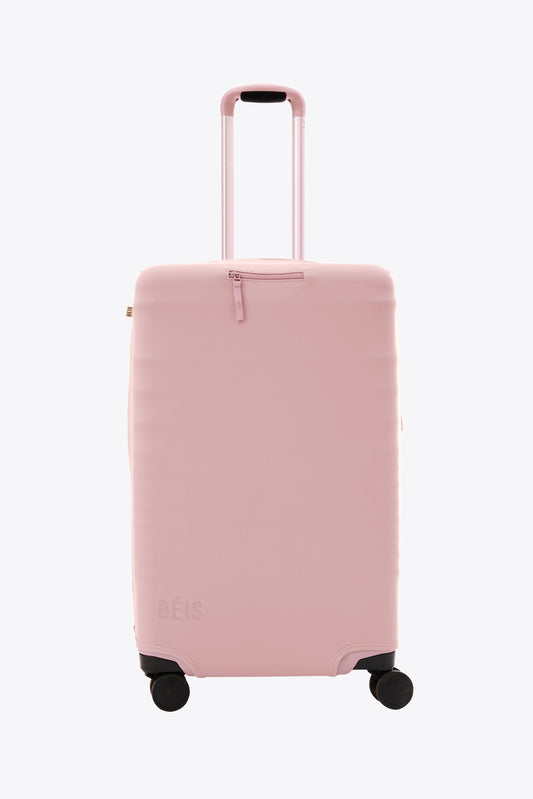 The Medium Check-In Luggage Cover in Atlas Pink