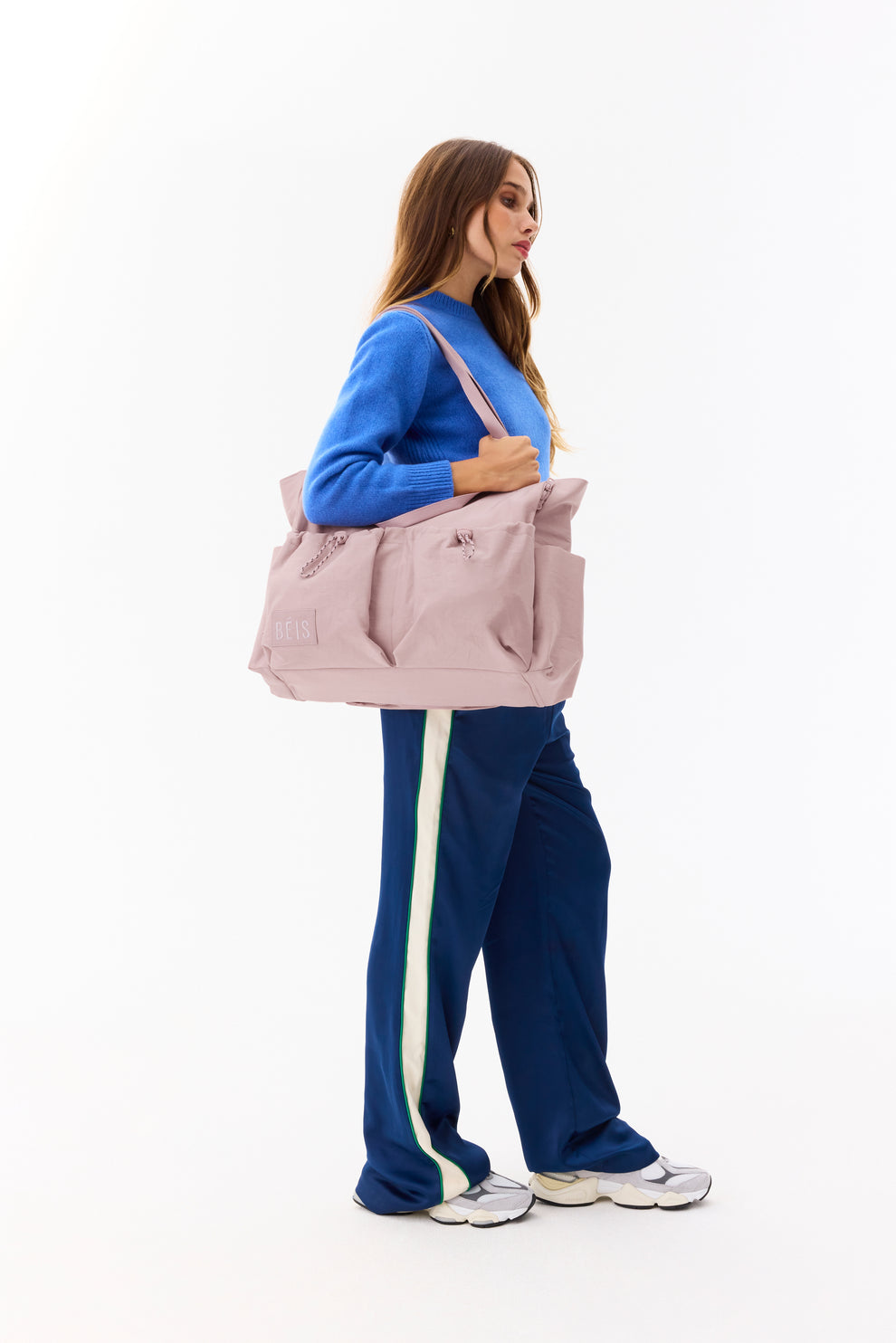 BÉIS 'The Sport Carry-All' in Atlas Pink - Pink Tennis Tote Bag & Sport ...