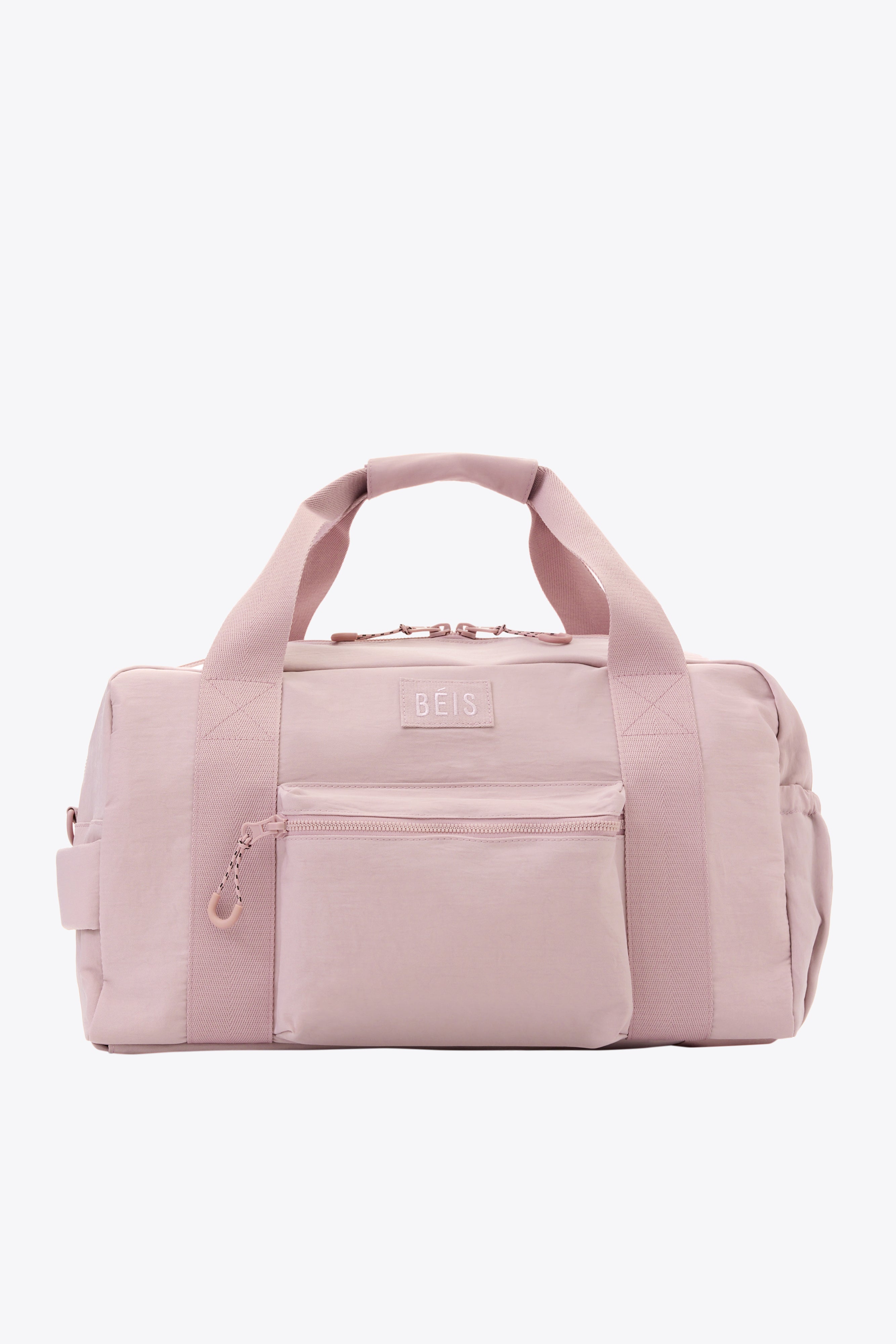 Large pink duffle bag on sale