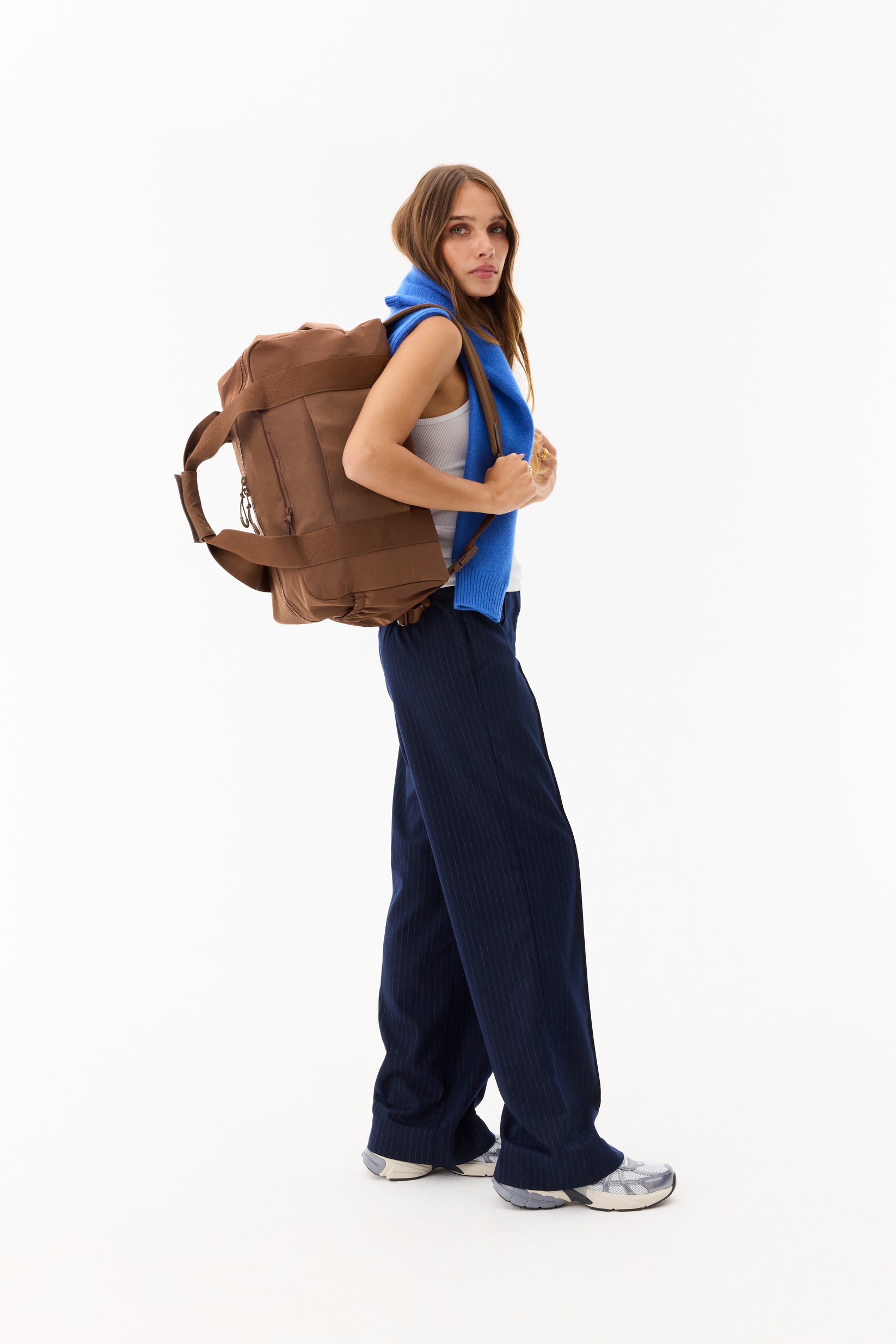 BÉIS 'The Sport Duffle Backpack' in Maple - Brown Sport Duffle Backpack ...