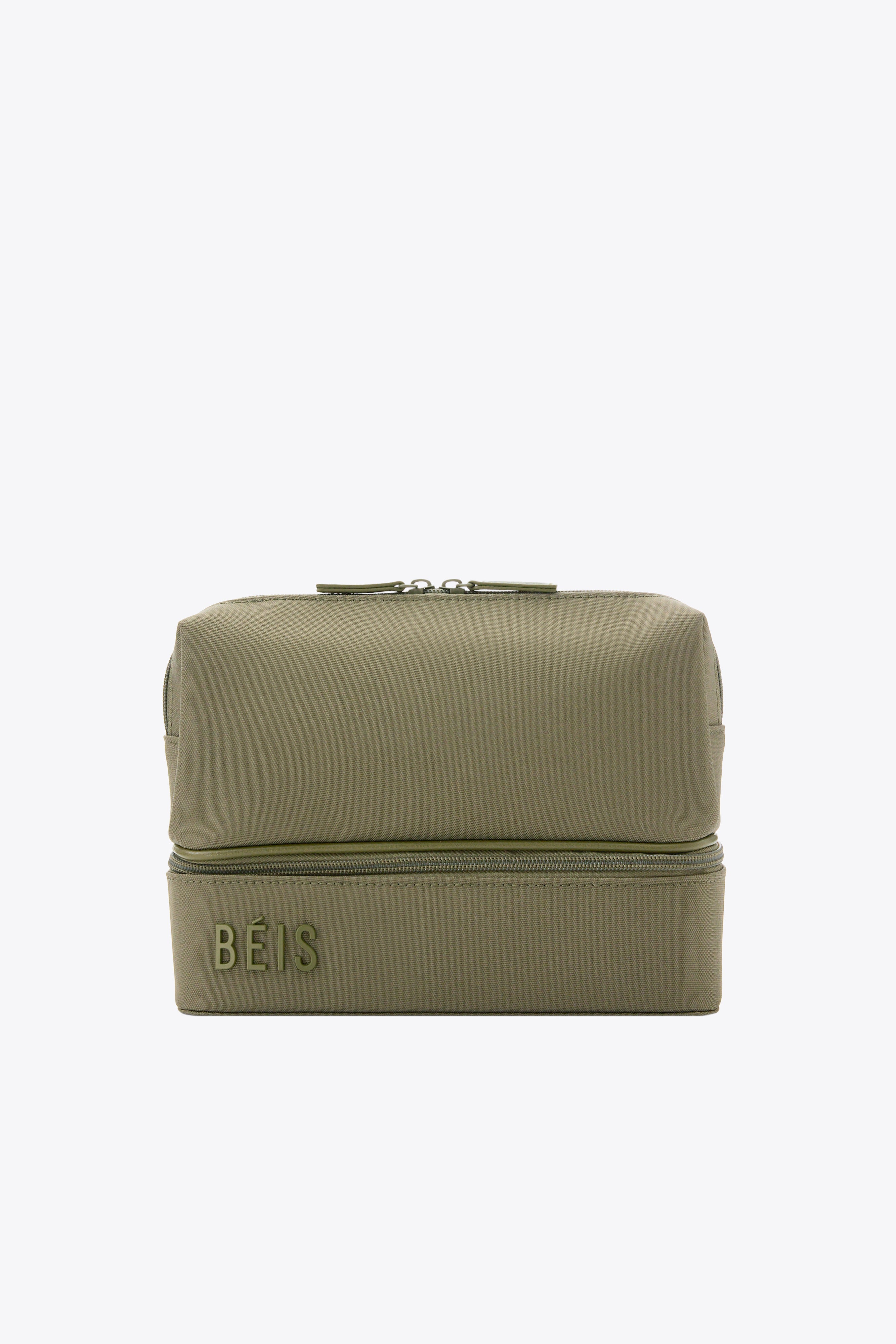 BÉIS Faux Leather Cosmetics online Case in Matcha