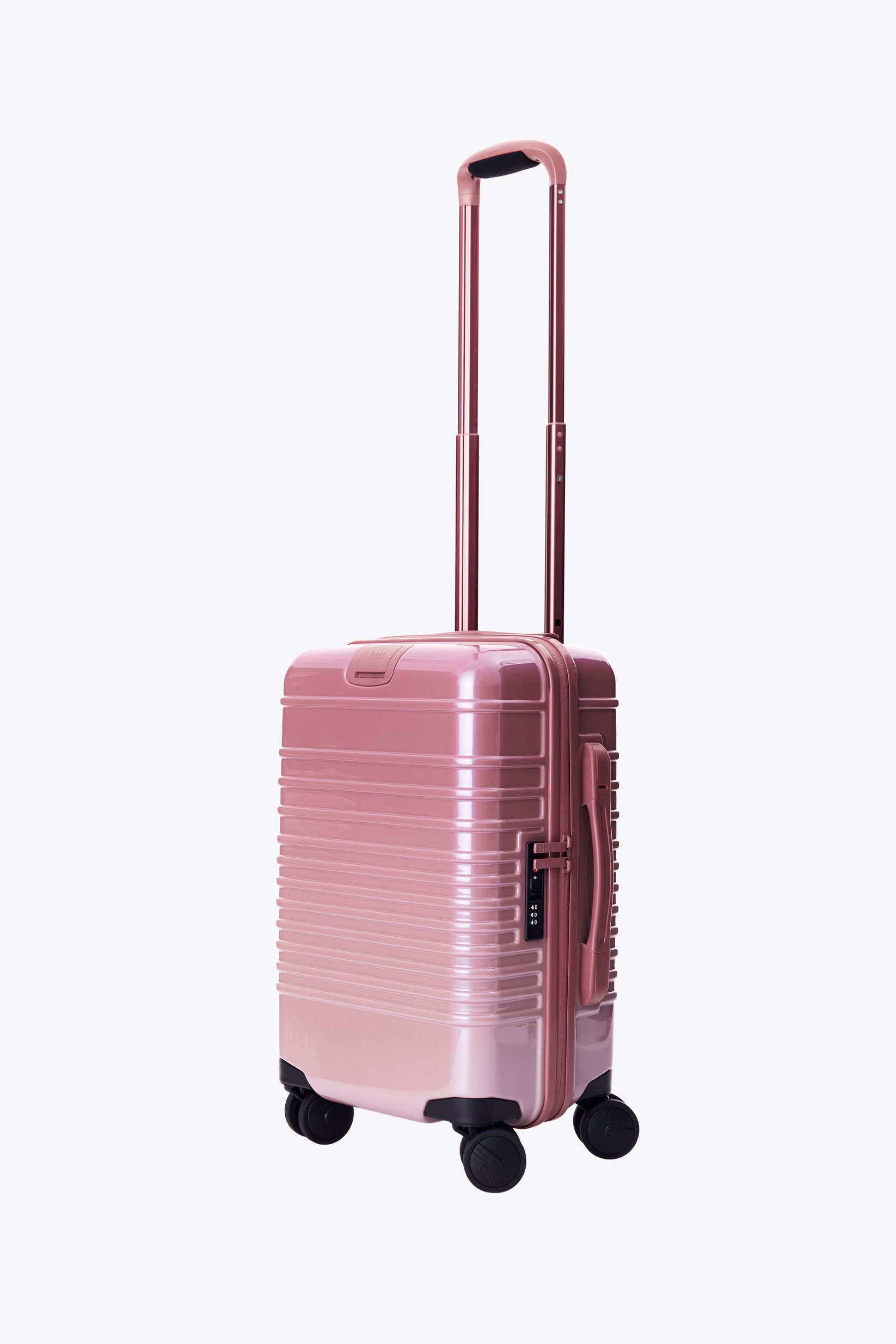 BÉIS 'The Small Carry-On Roller' in Wicked Pink - Iridescent Ombre Pink ...