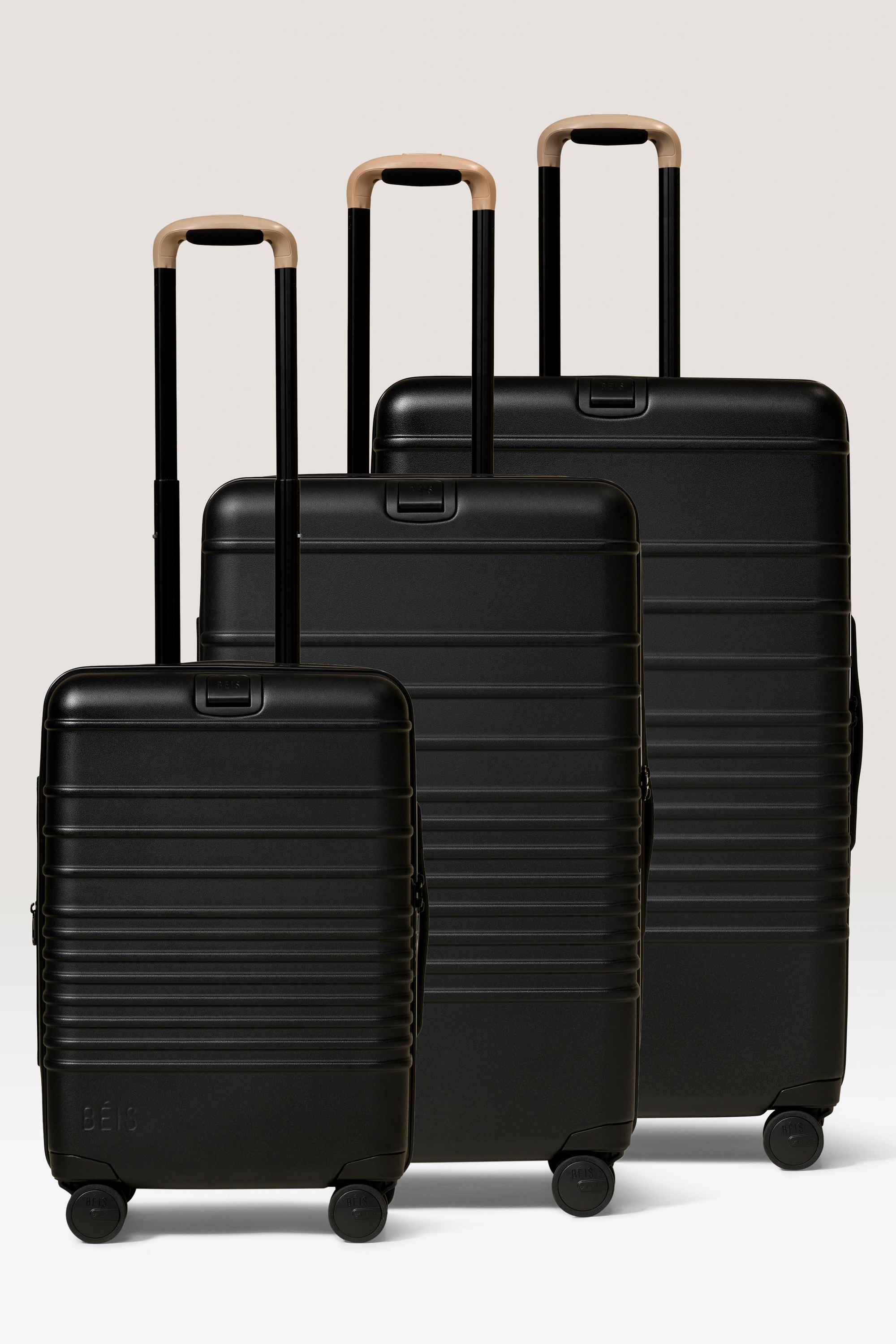 The 3 Piece Luggage Set - Black