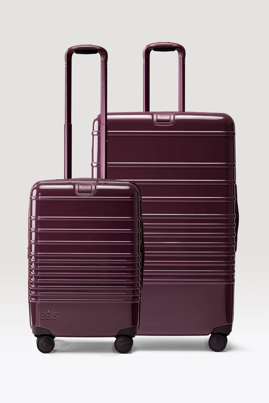 The Luggage Starter Set in Plum
