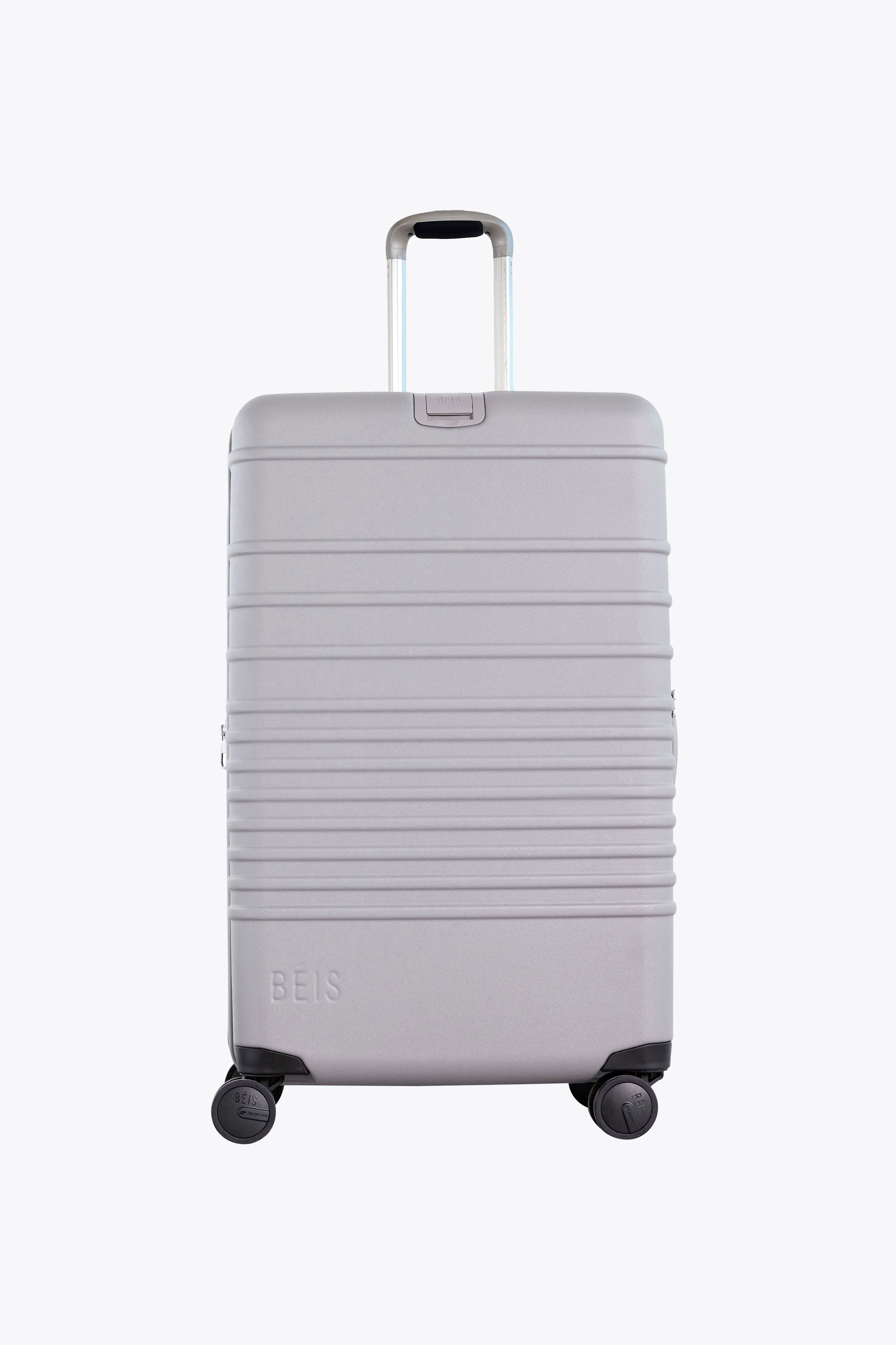 BÉIS 'The Large Check-In Roller' in Grey - 29 In Suitcase & Grey Luggage