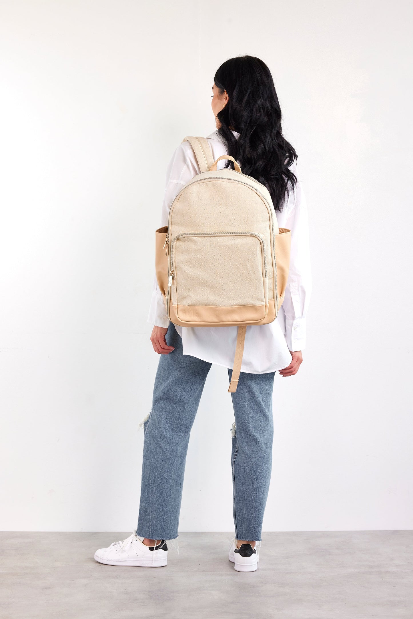 Resale The Backpack in Beige