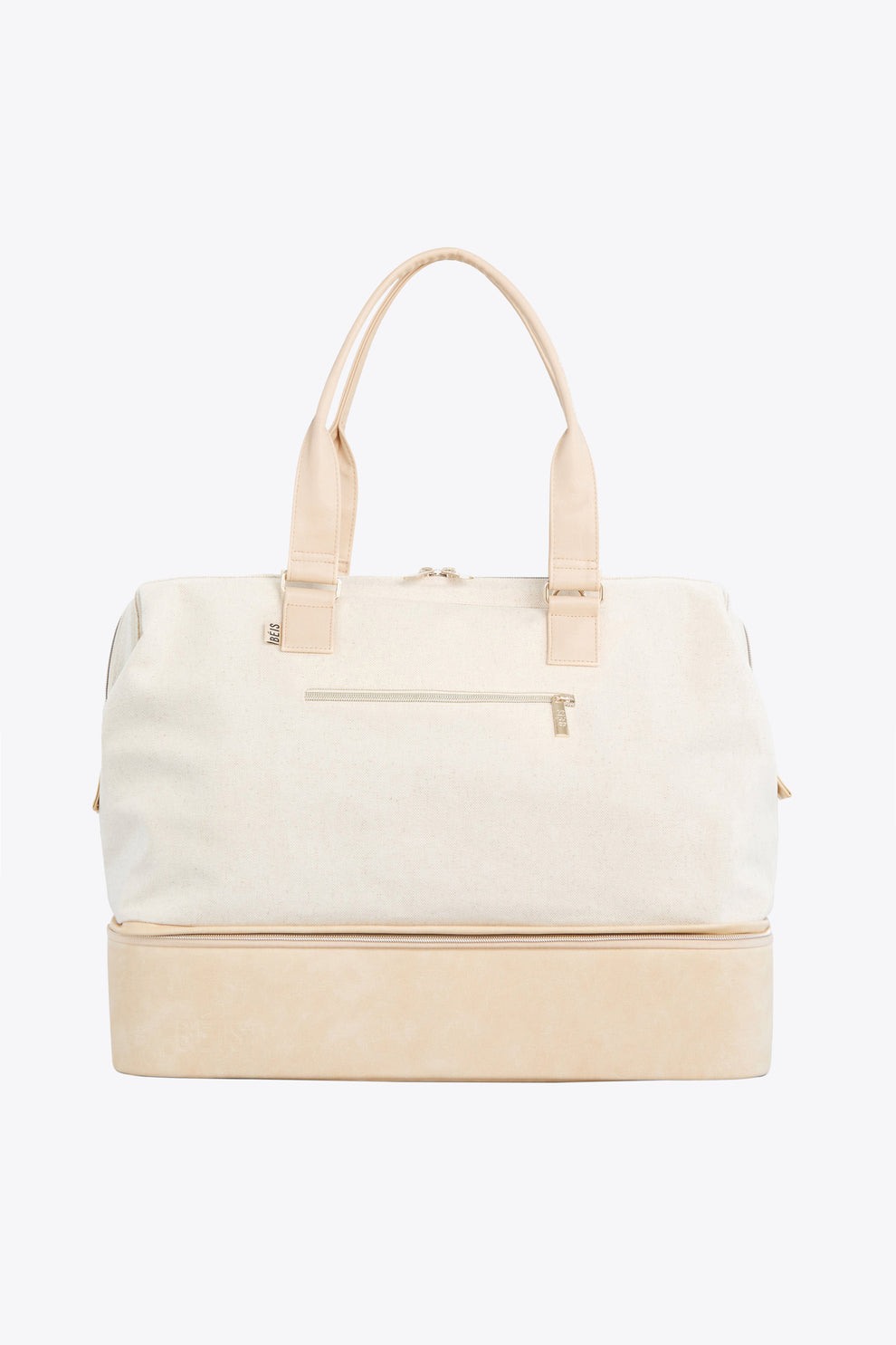 BÉIS 'The Convertible Weekender' in Beige - Small Weekender & Travel Bag