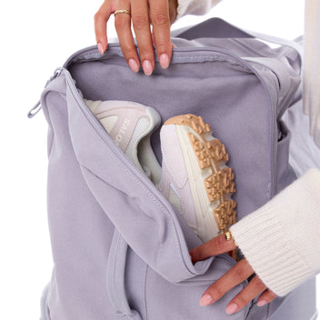 BÉIS 'The Utility Duffle' in Lavender - Lavender Heavy Duty Duffle Bag ...