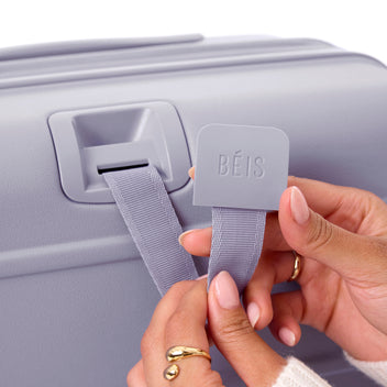 BÉIS 'The Carry-On Roller' in Lavender - 21 inch Luggage & Suitcase in ...