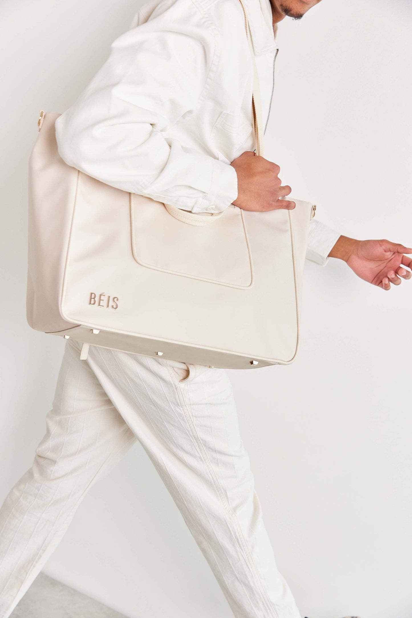 Resale The East To West Tote in Beige