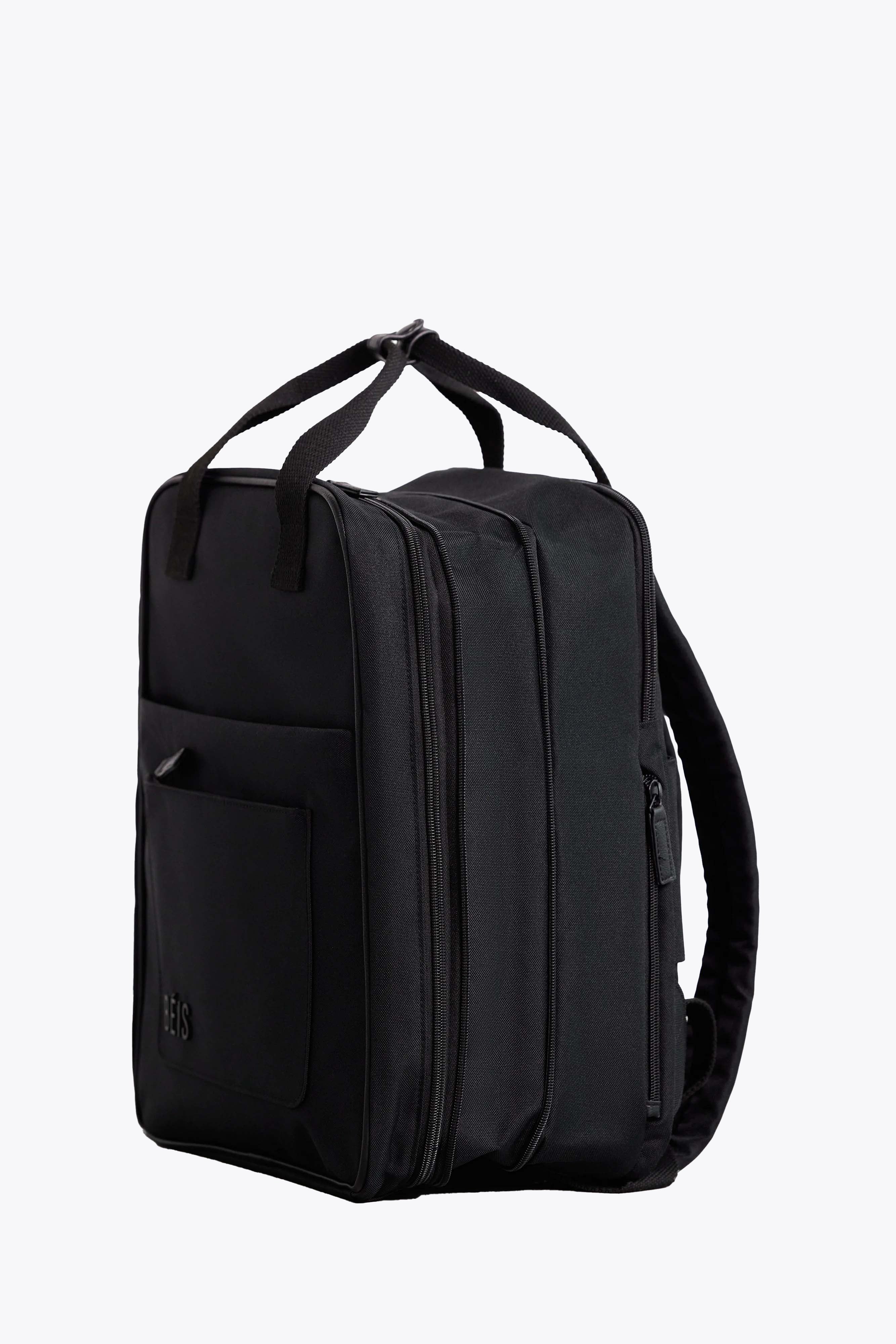 BEIS Expandable backpack outlet bag In black