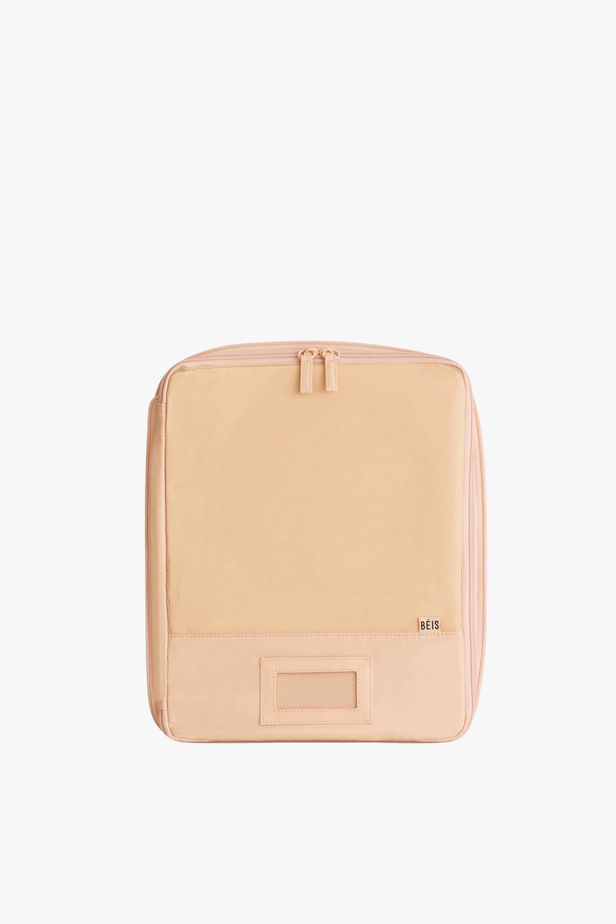 Béis 'The Compression Packing Cubes 4pc' in Beige 4 Piece Set Of