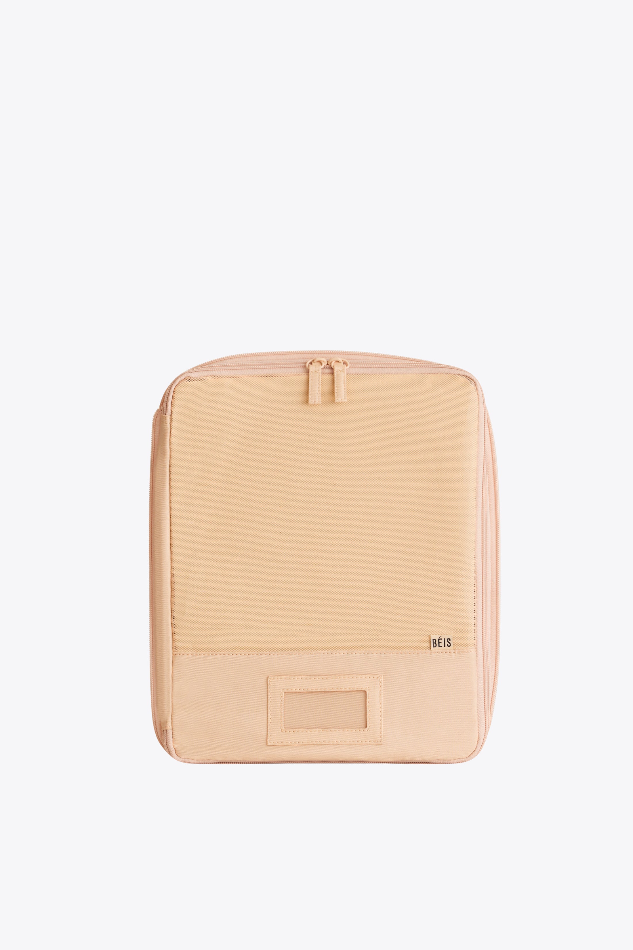 Béis 'The Compression Packing Cubes 4pc' in Beige 4 Piece Set Of