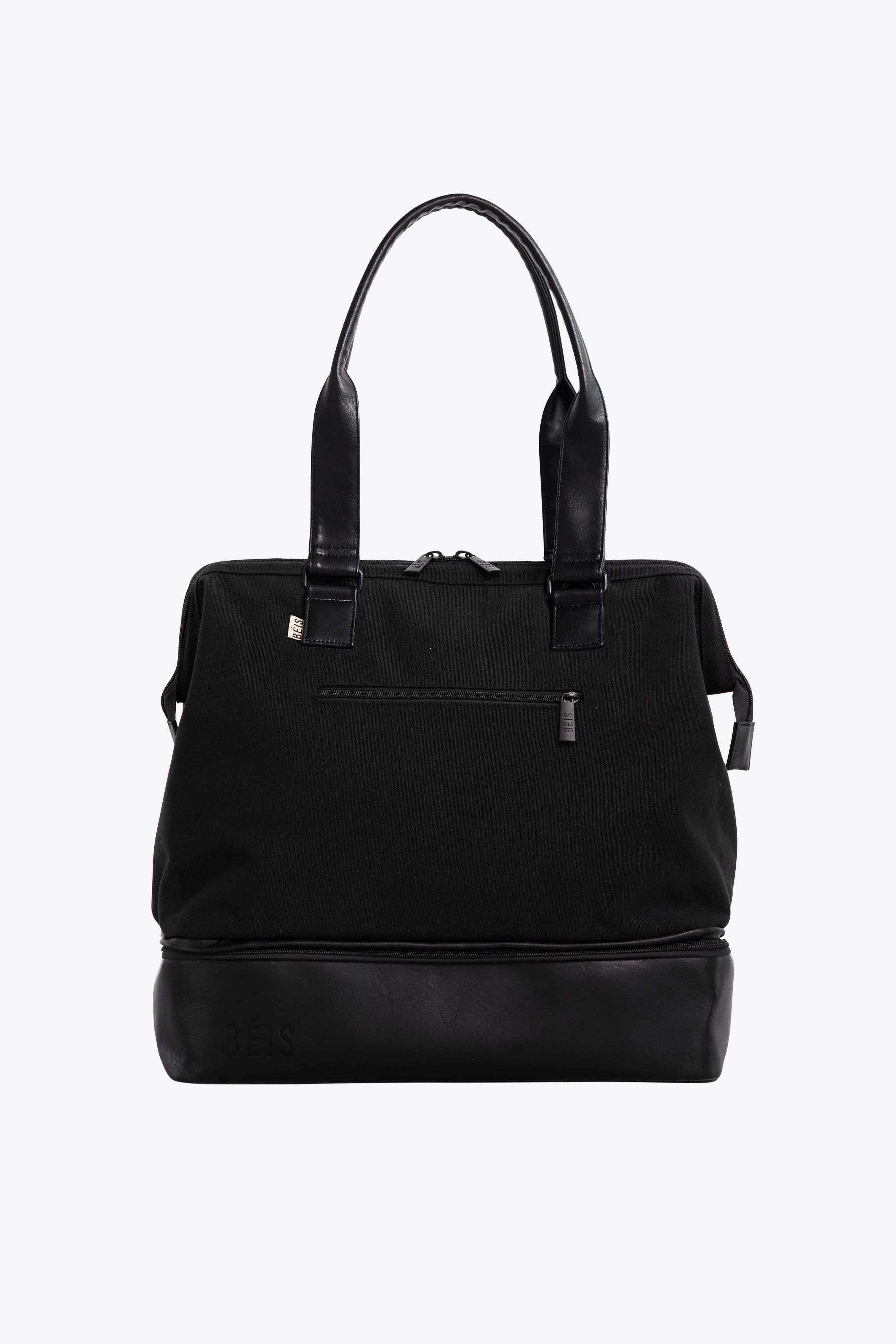 BÉIS 'The Convertible Mini Weekender' in Black - Small Weekend Bag ...
