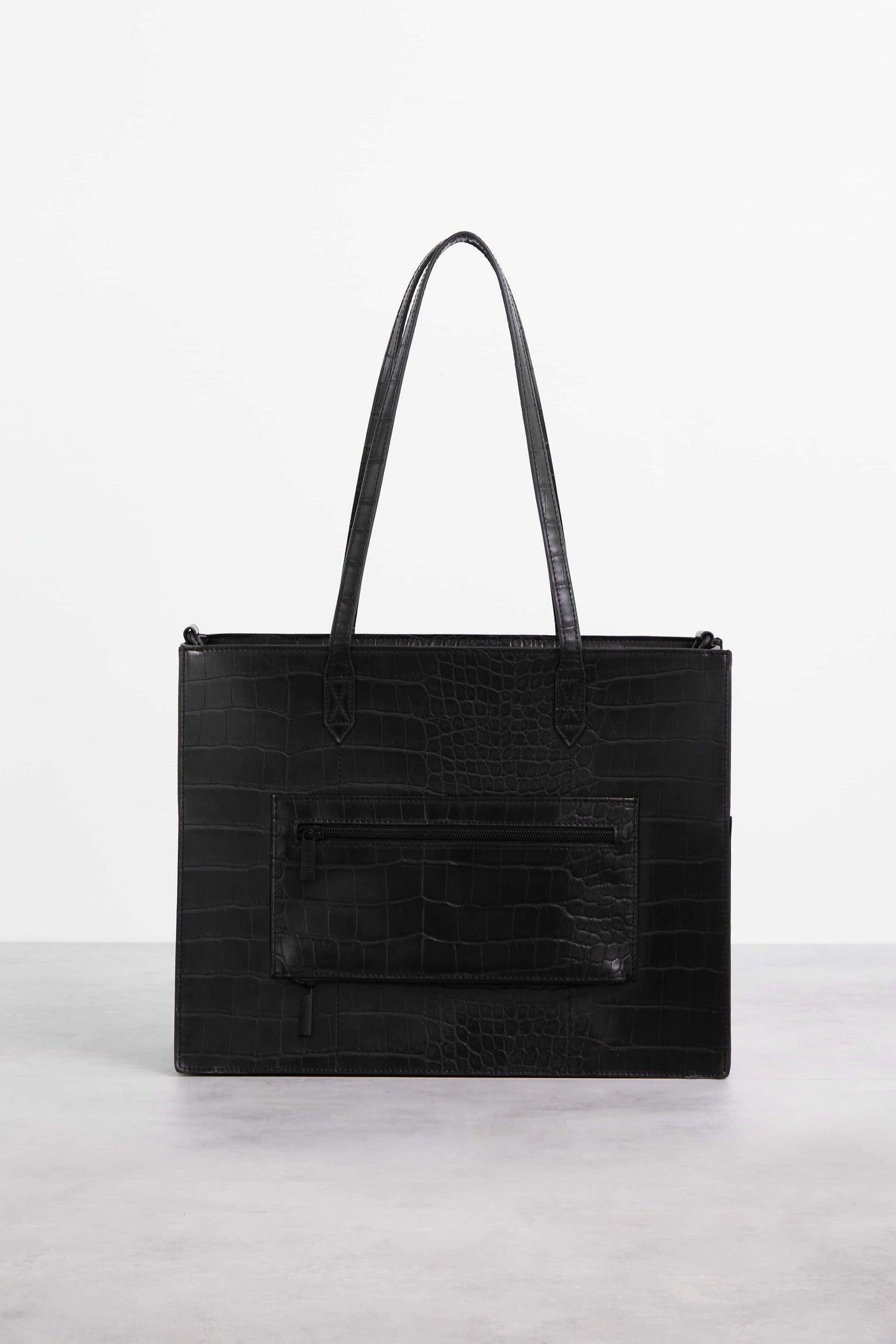 Resale The Work Tote in Black Croc