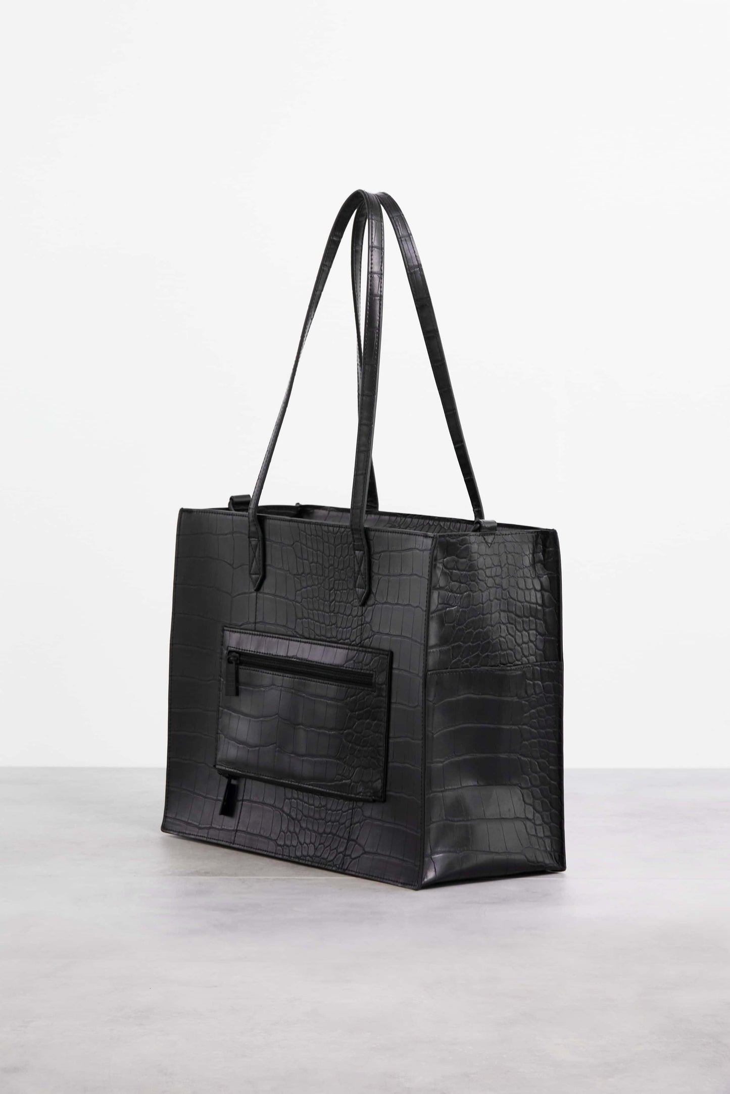 Resale The Work Tote in Black Croc