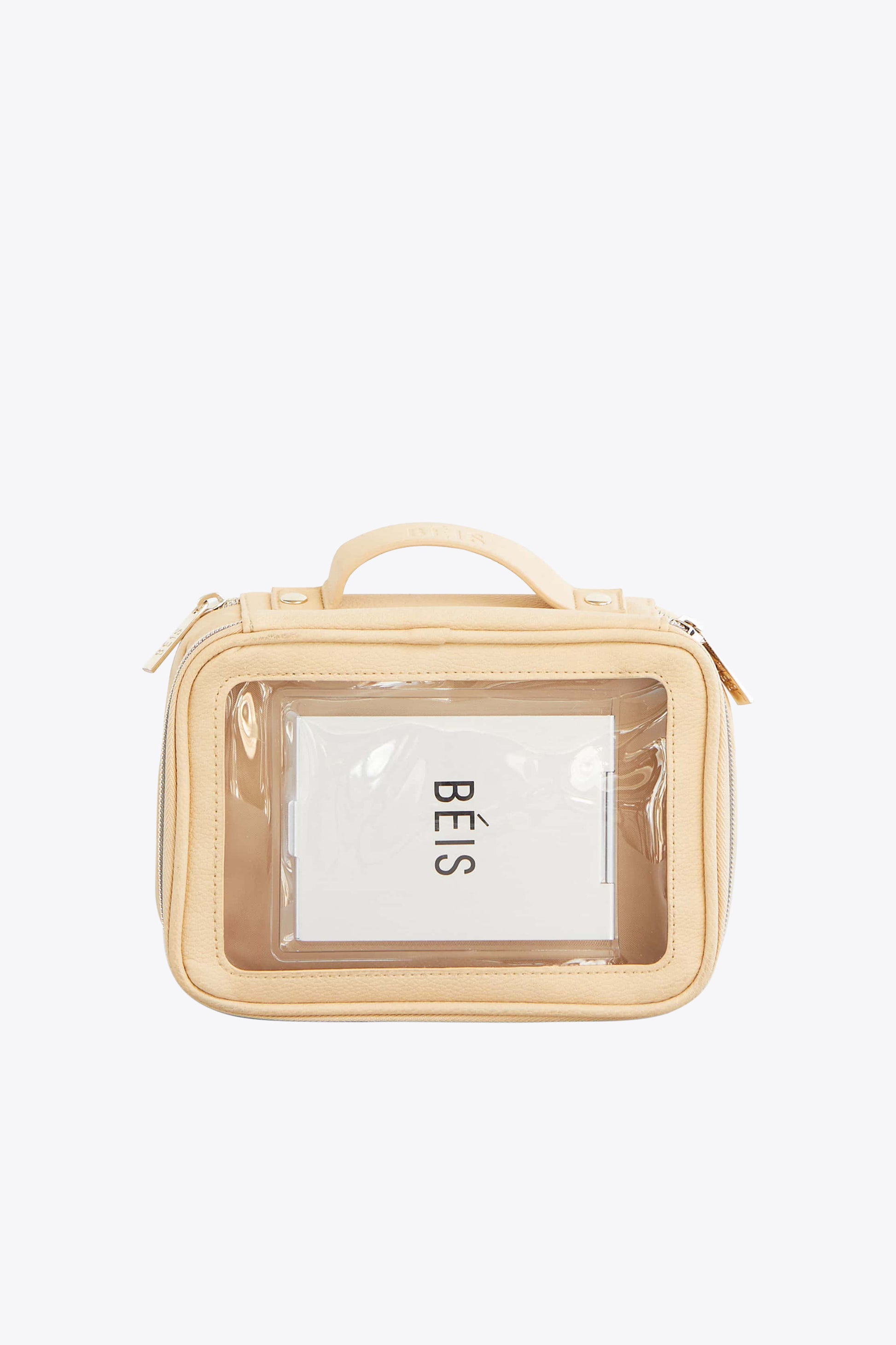 Béis Travel The Cosmetic Pouch Set in Beige