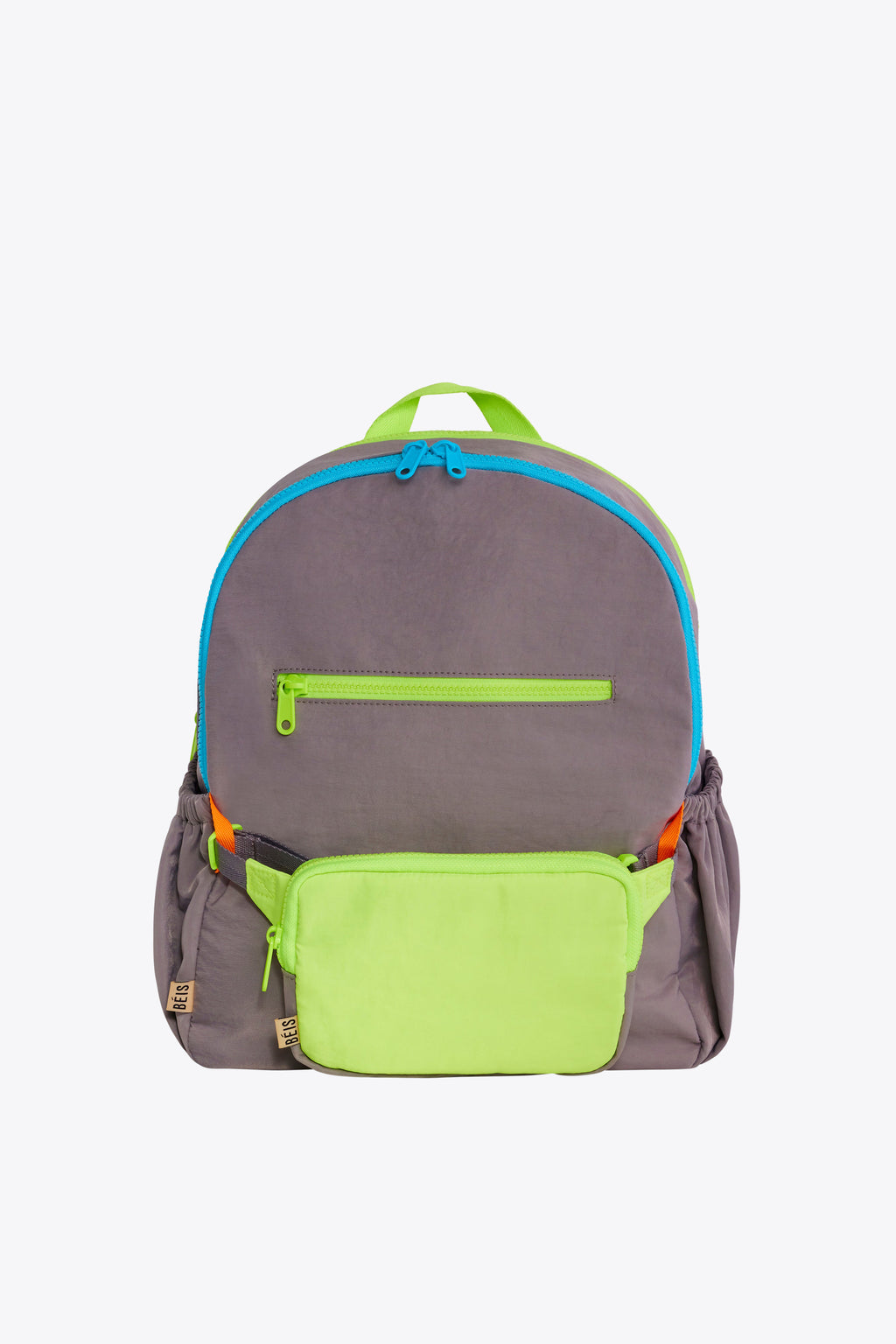 BÉIS 'The Kids Backpack' in Grey - Cool Travel Backpacks For Kids