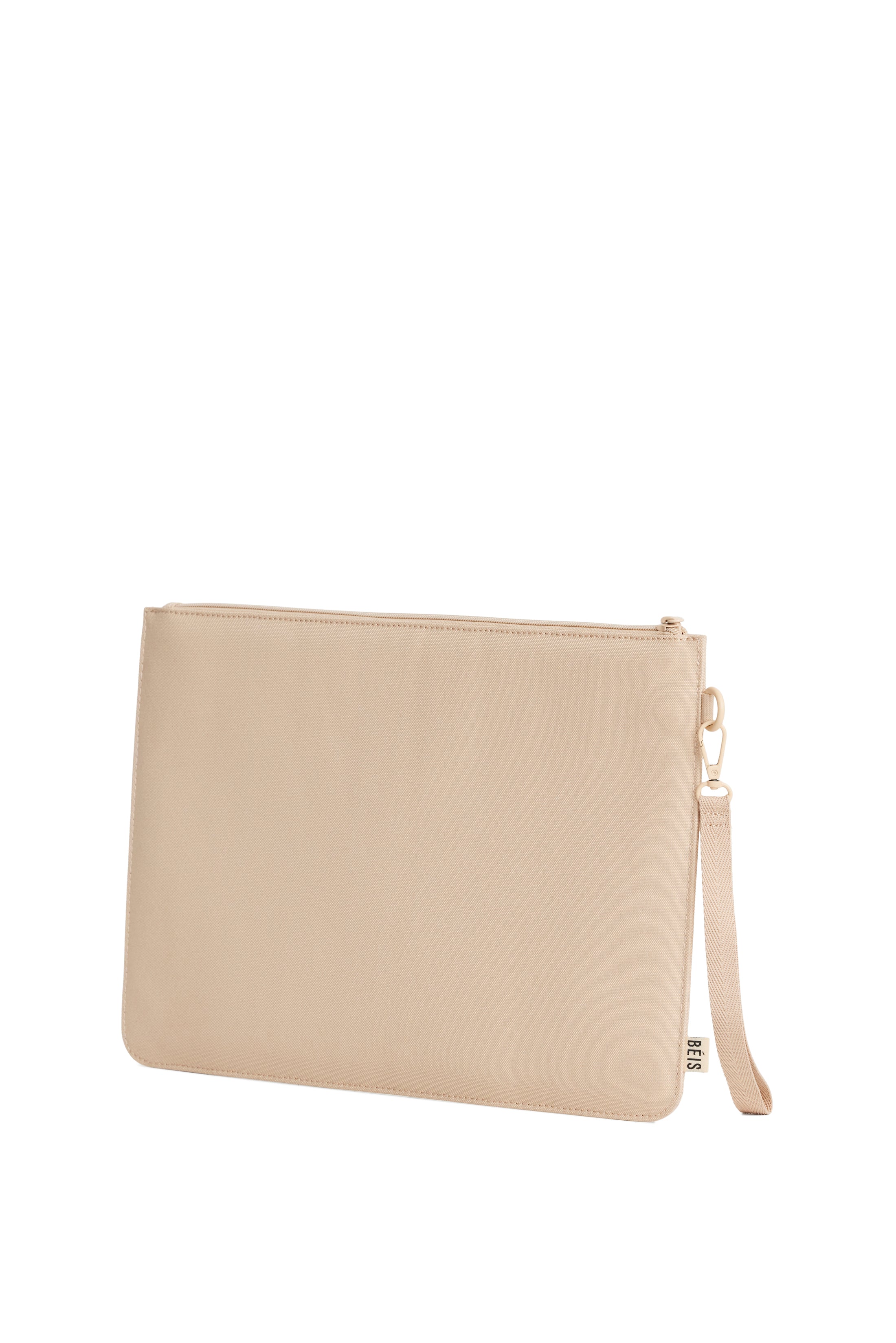 BÉIS 'The BEISICS Laptop Pouch' in Beige Padded Laptop Sleeve in Beige