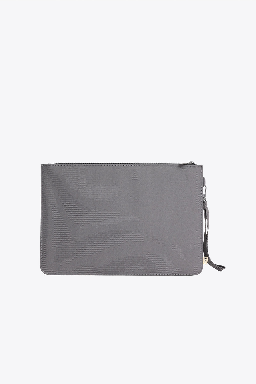 BÉIS 'The BEISICS Laptop Pouch' in Grey Padded Laptop Sleeve in Grey