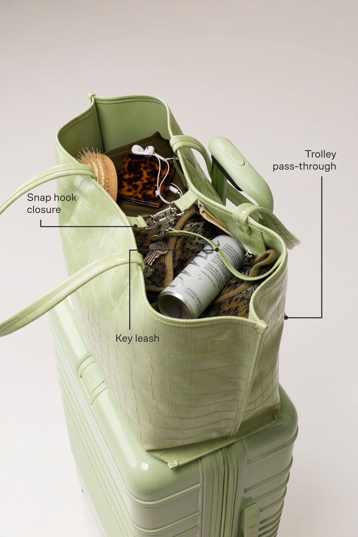 The Catchall Tote in Mint