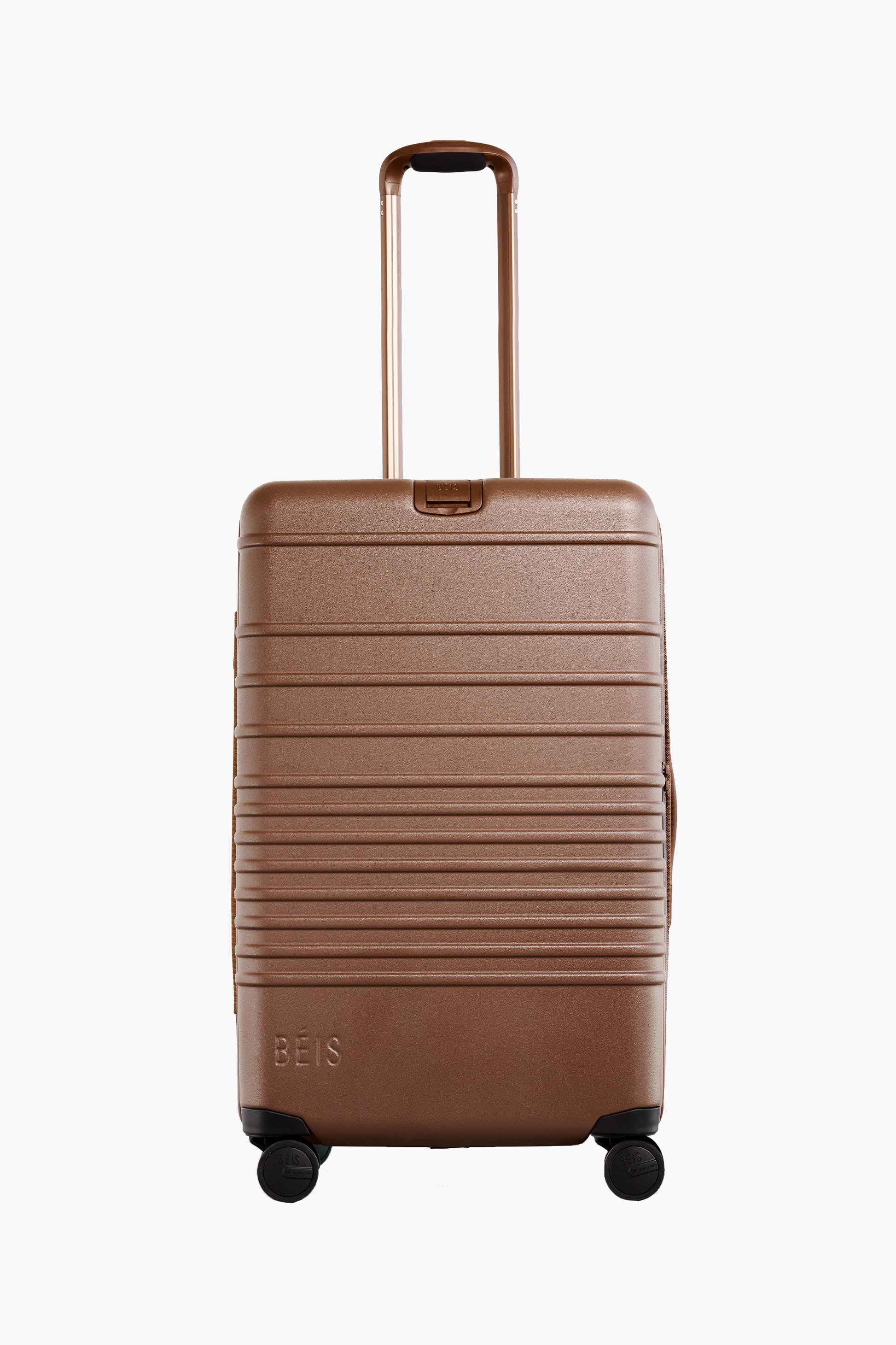 BÉIS 'The Medium Check-In Roller' in Maple - Brown 26 inch Medium Rolling Luggage & Checked Suitcase