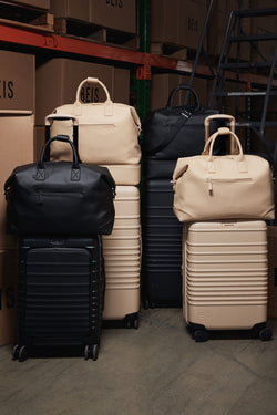 BÉIS 'The Weekender' in Beige - Beige Travel Bag & Overnight Bags