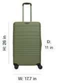 BÉIS 'The Carry-On Roller' in Olive - Olive Green Carry-On Luggage ...