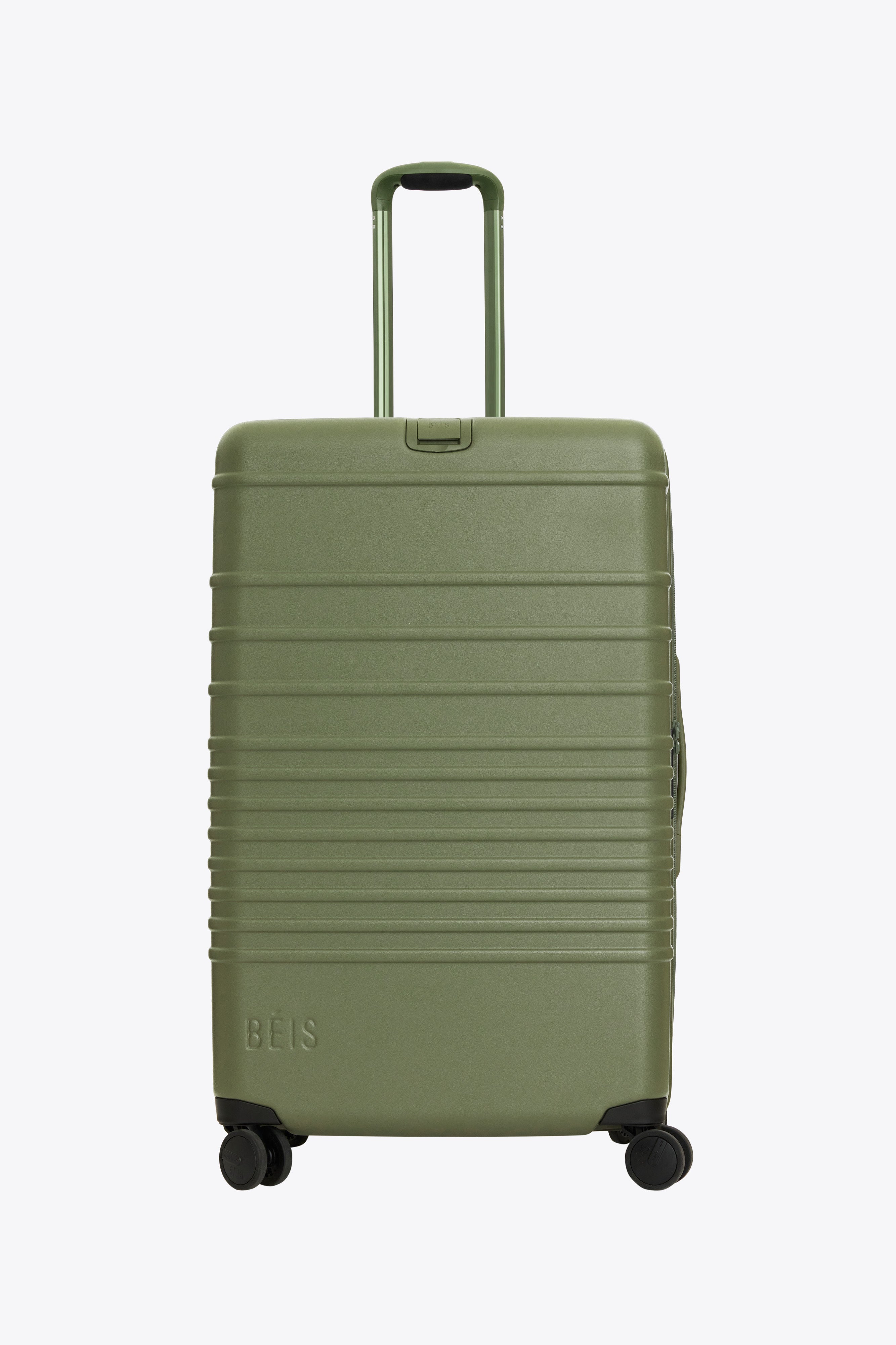 BÉIS 'The 29" Large Check-In Roller' in Olive - Olive Green Large 29" Check-In Suitcase & Luggage
