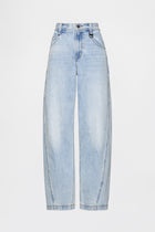 GAP X BEIS Relaxed Barrel Jeans in Medium Wash