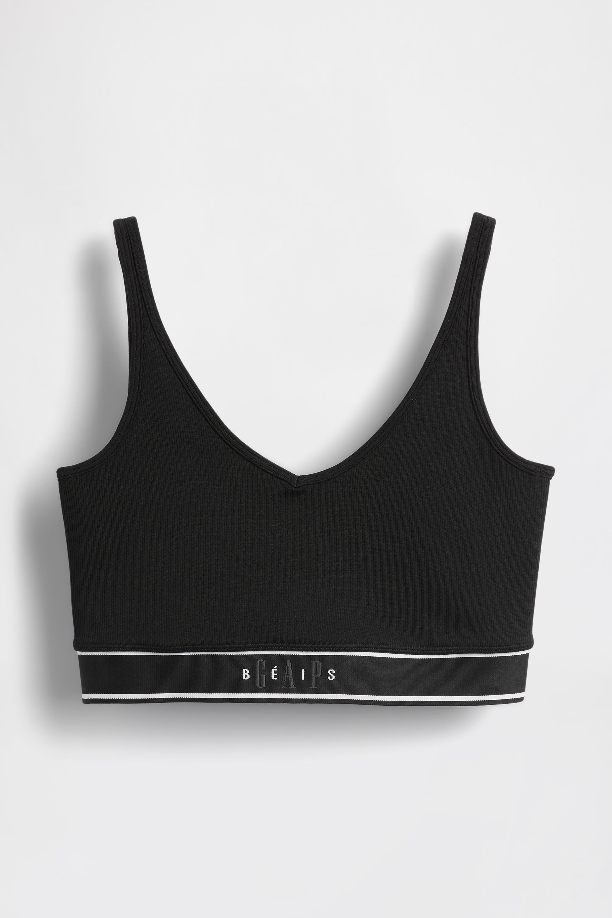 GAP X BEIS Seamless Logo Top in Black