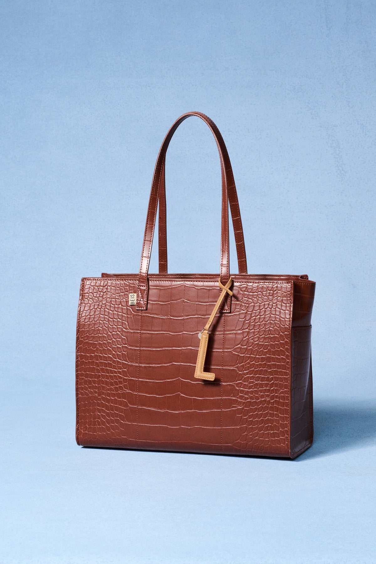 The Letter Charm in Camel