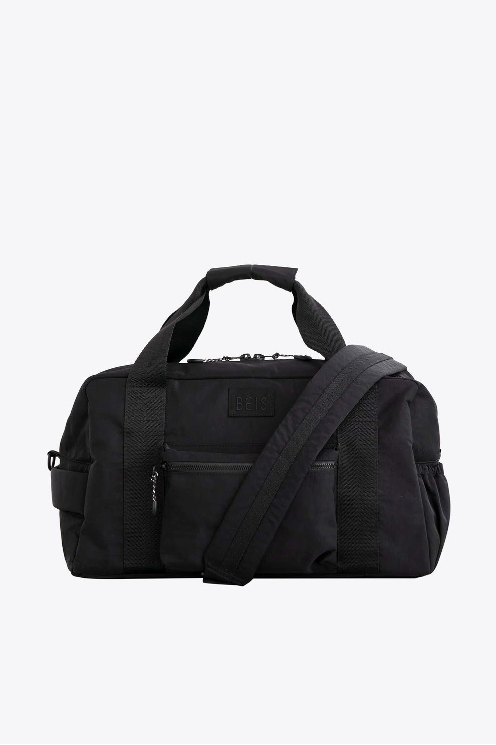 BÉIS 'The Sport Duffle Backpack' in Black - Black Gym Duffle Backpack Bag