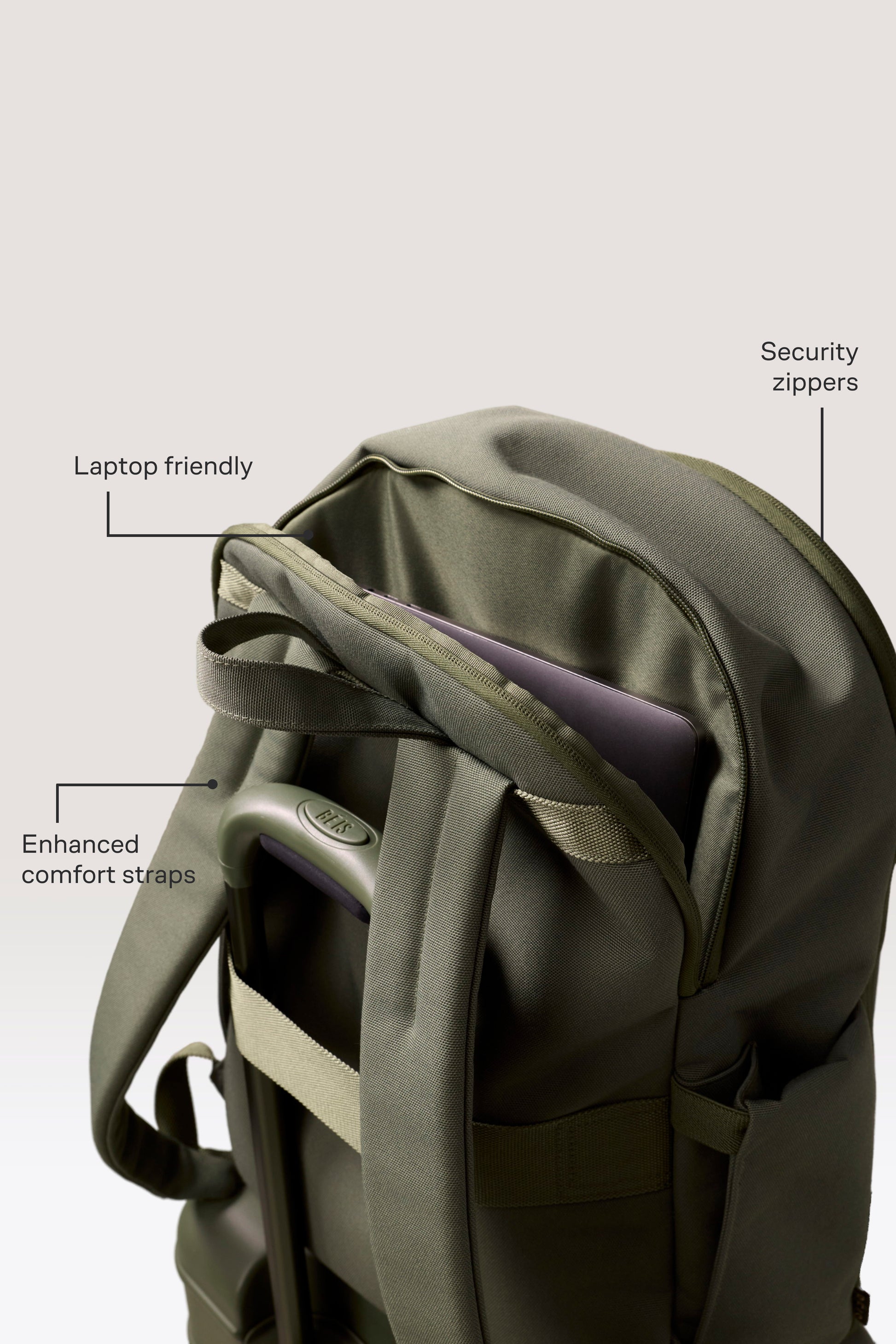 BÉIS ‘The Backpack’ in Olive