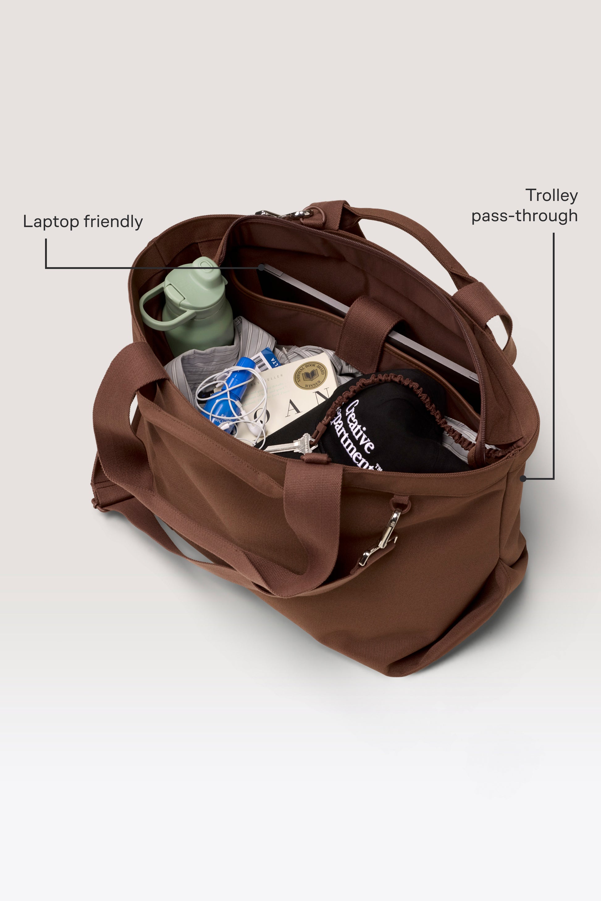 BEIS The Travel Tote in Brown