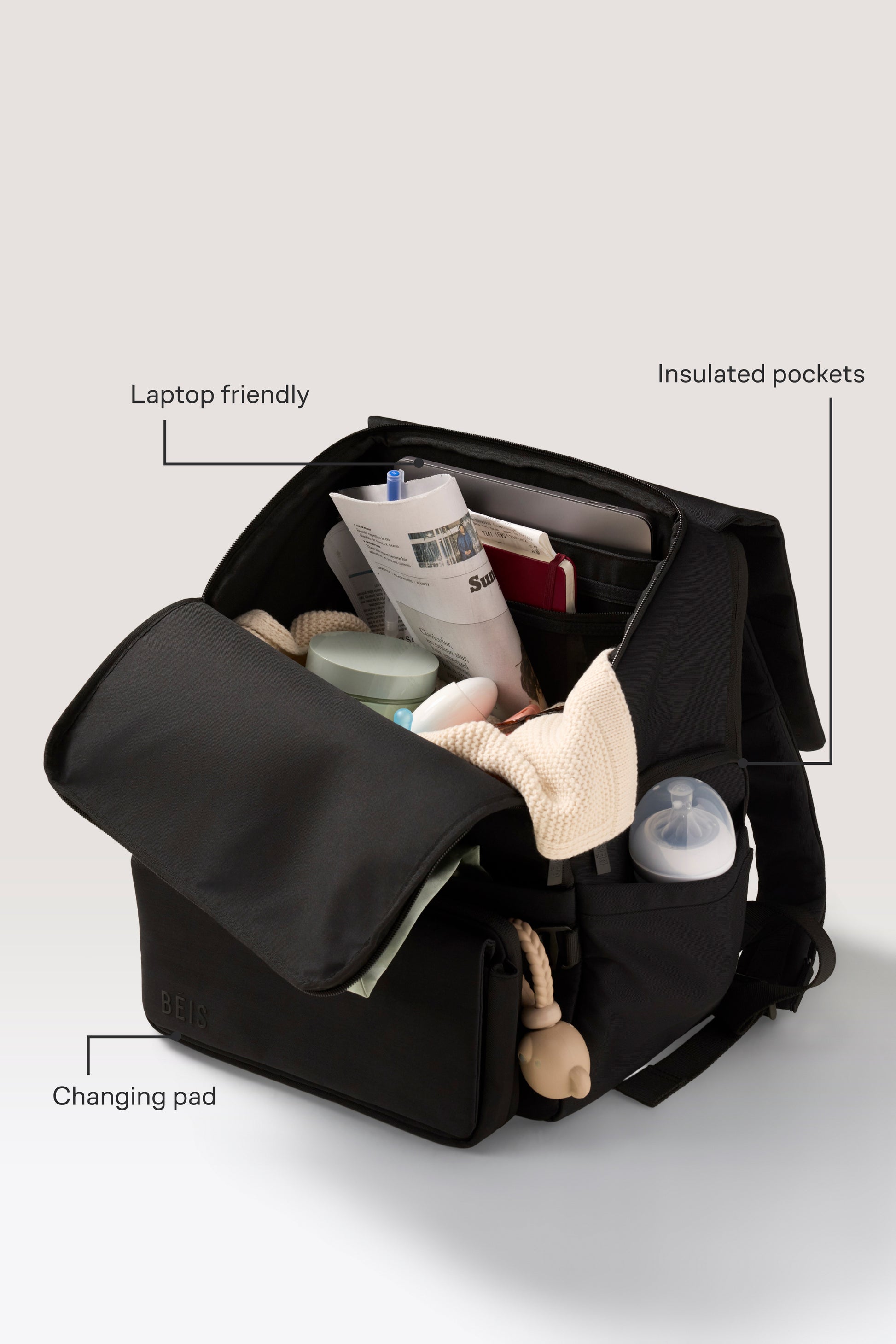 backpack diaper bag laptop Itzy Ritzy Belong Utility This backpack is your companion for the moments that matter most and was designed to fit seamlessly into your life BIS 'The Ultimate Diaper Backpack'
