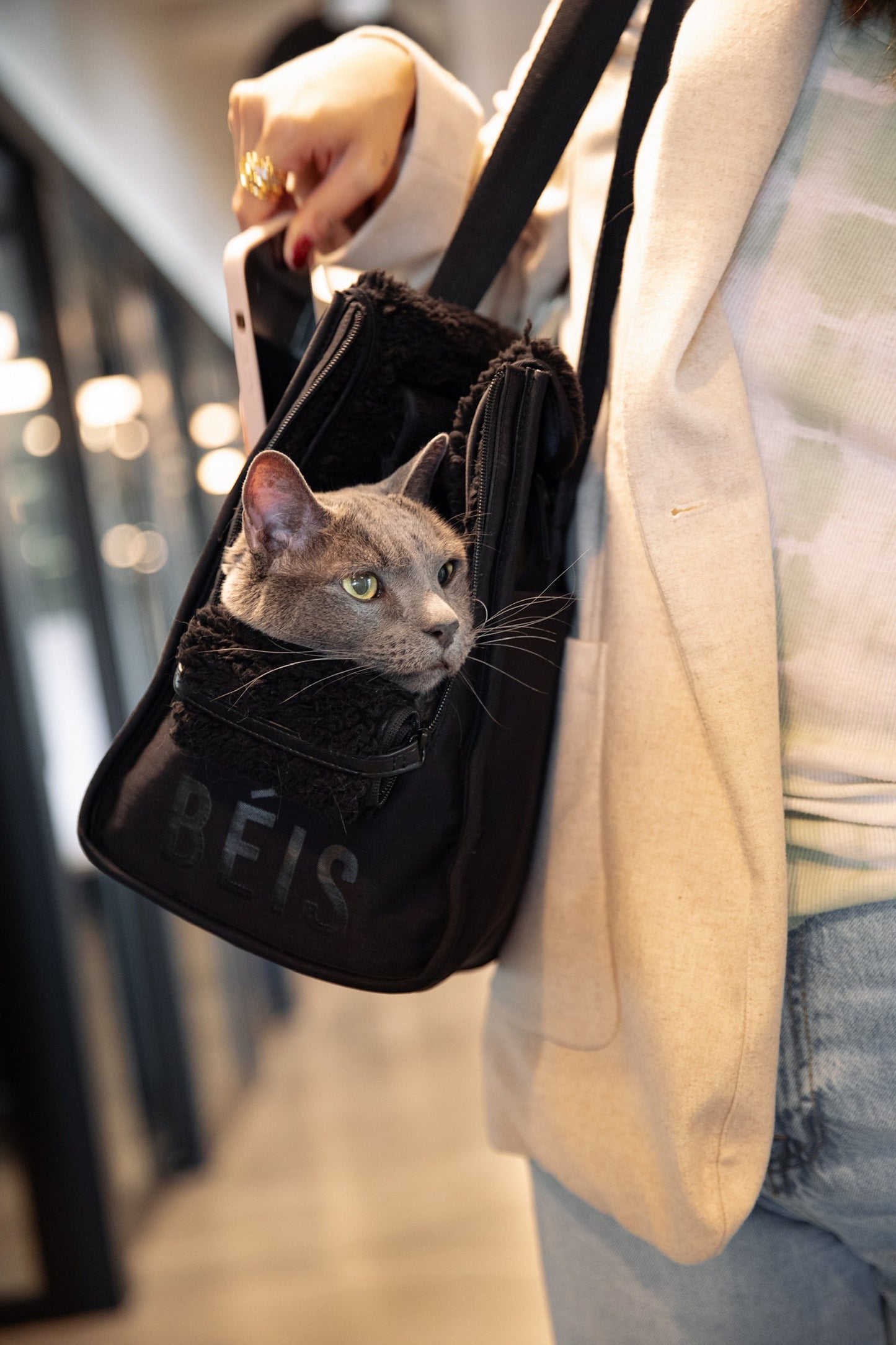 Resale The Everyday Pet Tote in Black