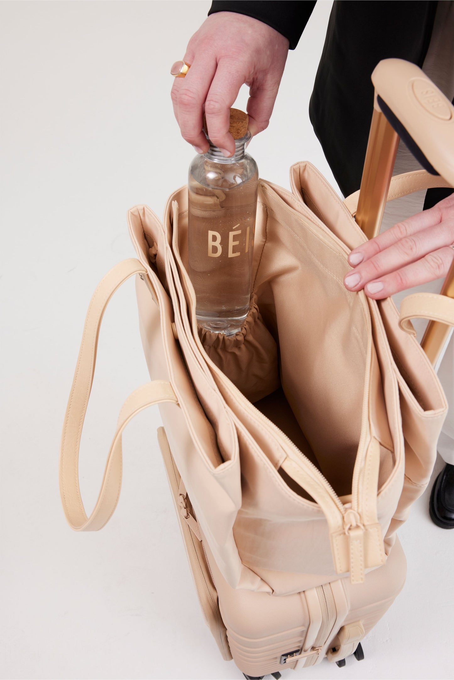 Resale The Commuter Tote in Beige