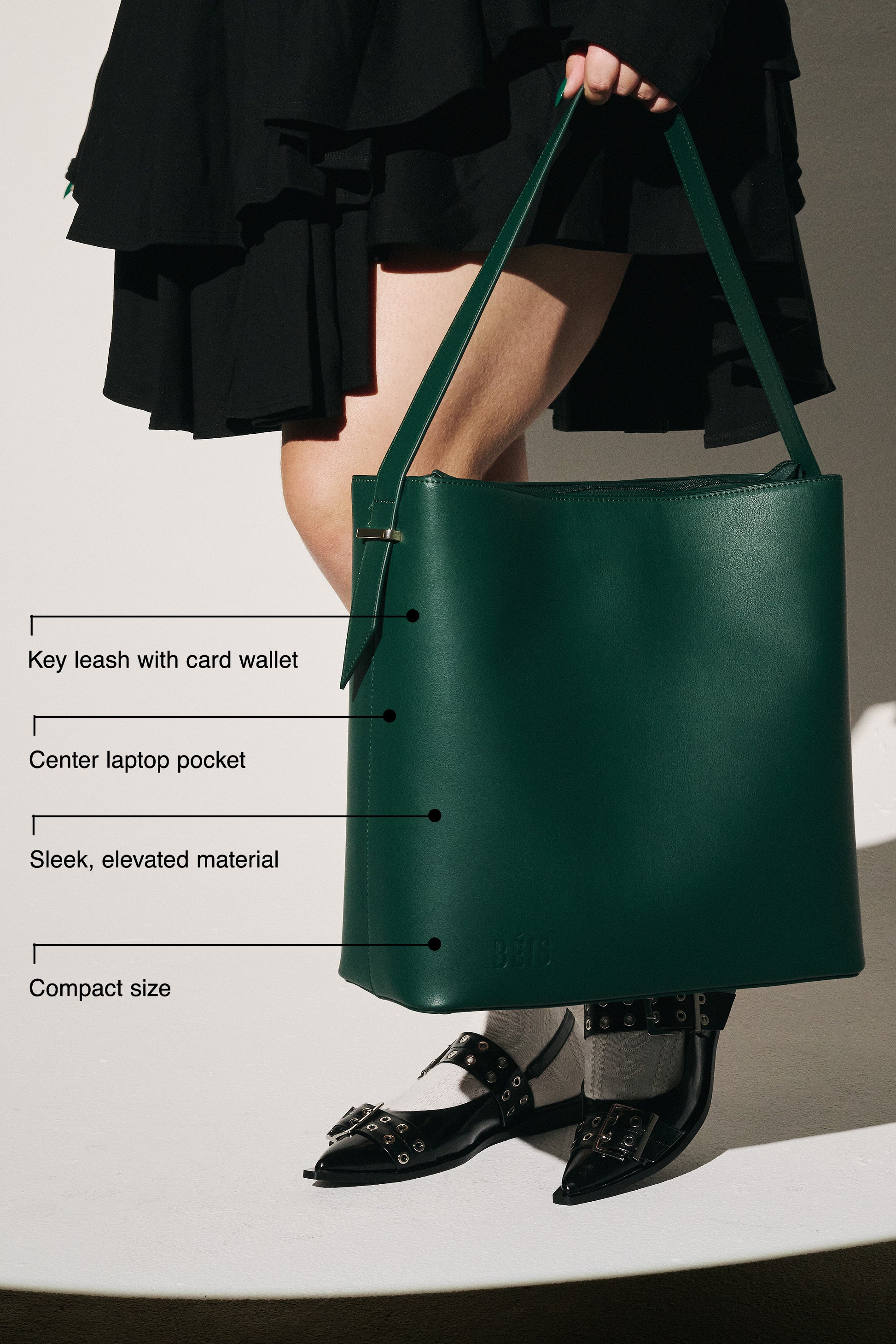 ★TOUT Y EST★ classic tote green ULB009 Everyday Tote (Forest Green) – Cloud Nine Crew