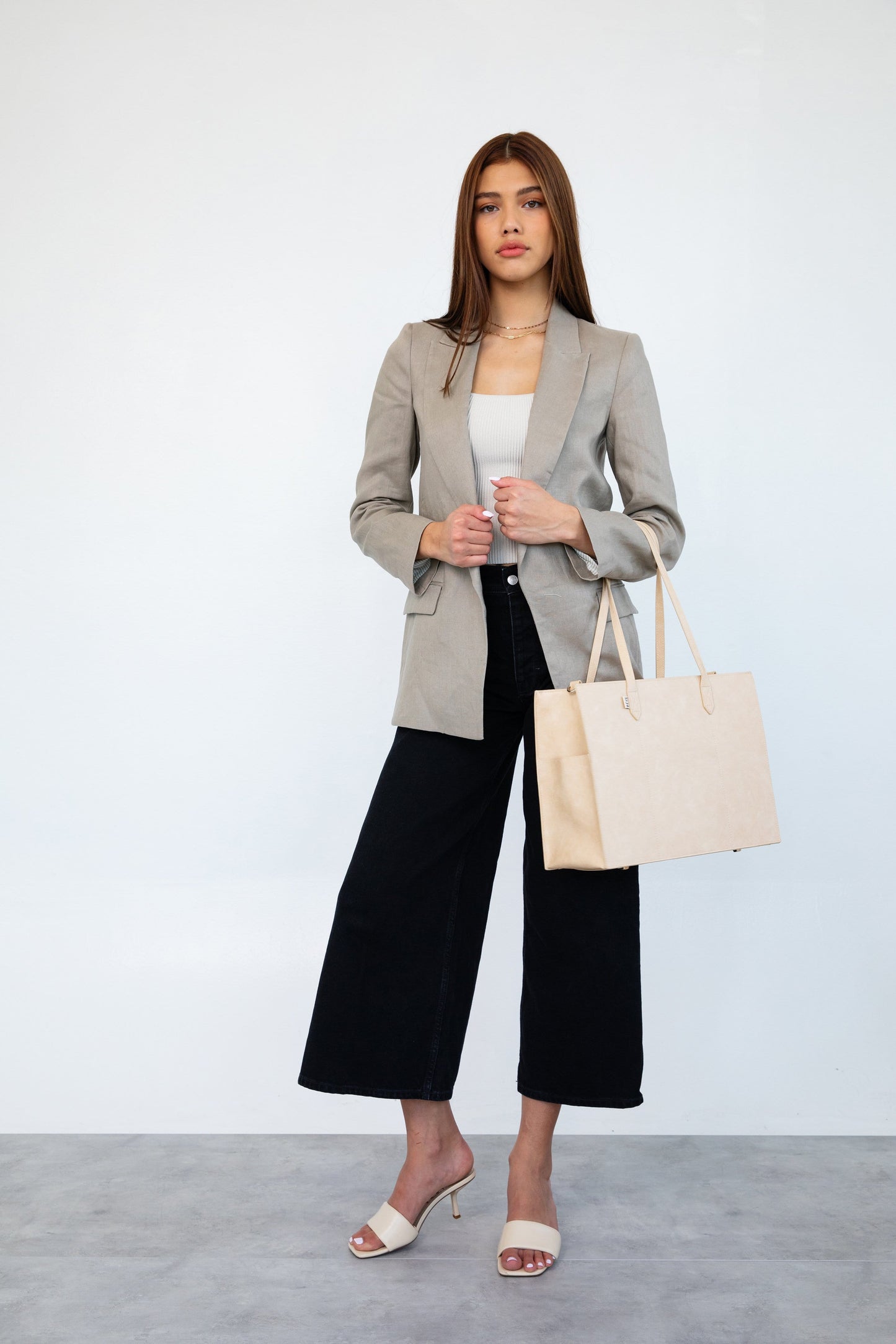 Resale The Work Tote in Beige