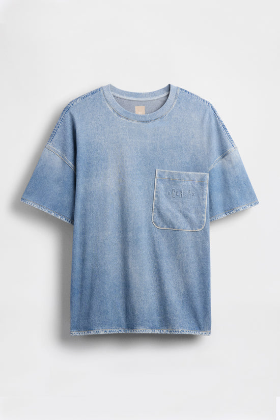 GAP X BÉIS Tromp Loiel T-Shirt in Faded Denim