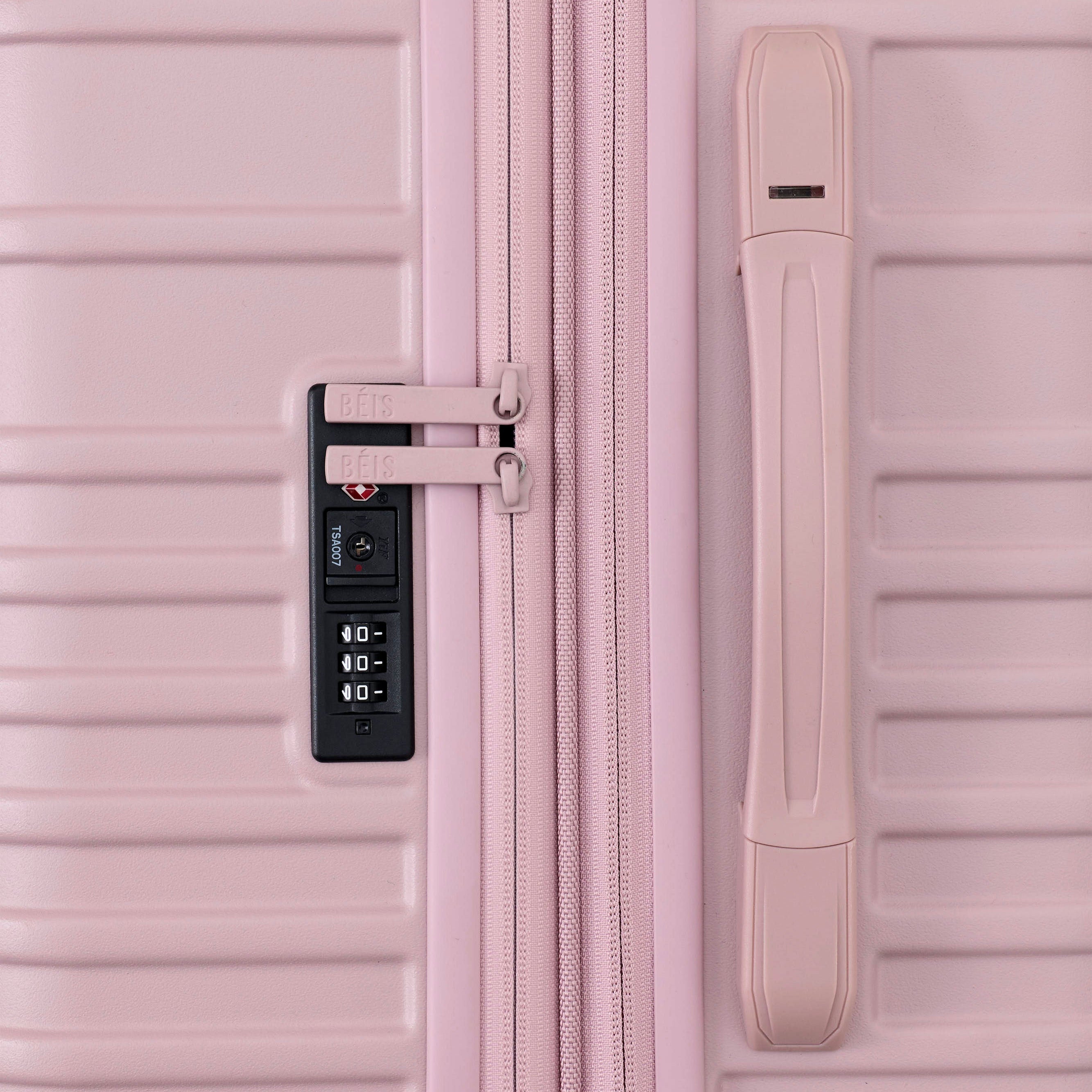 BÉIS 'The Large Check-In Roller' in Atlas Pink - 29 inch Check in
